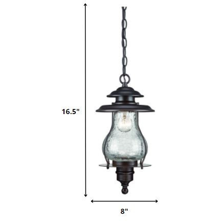Antique Bronze Oil Lantern Hanging Light
