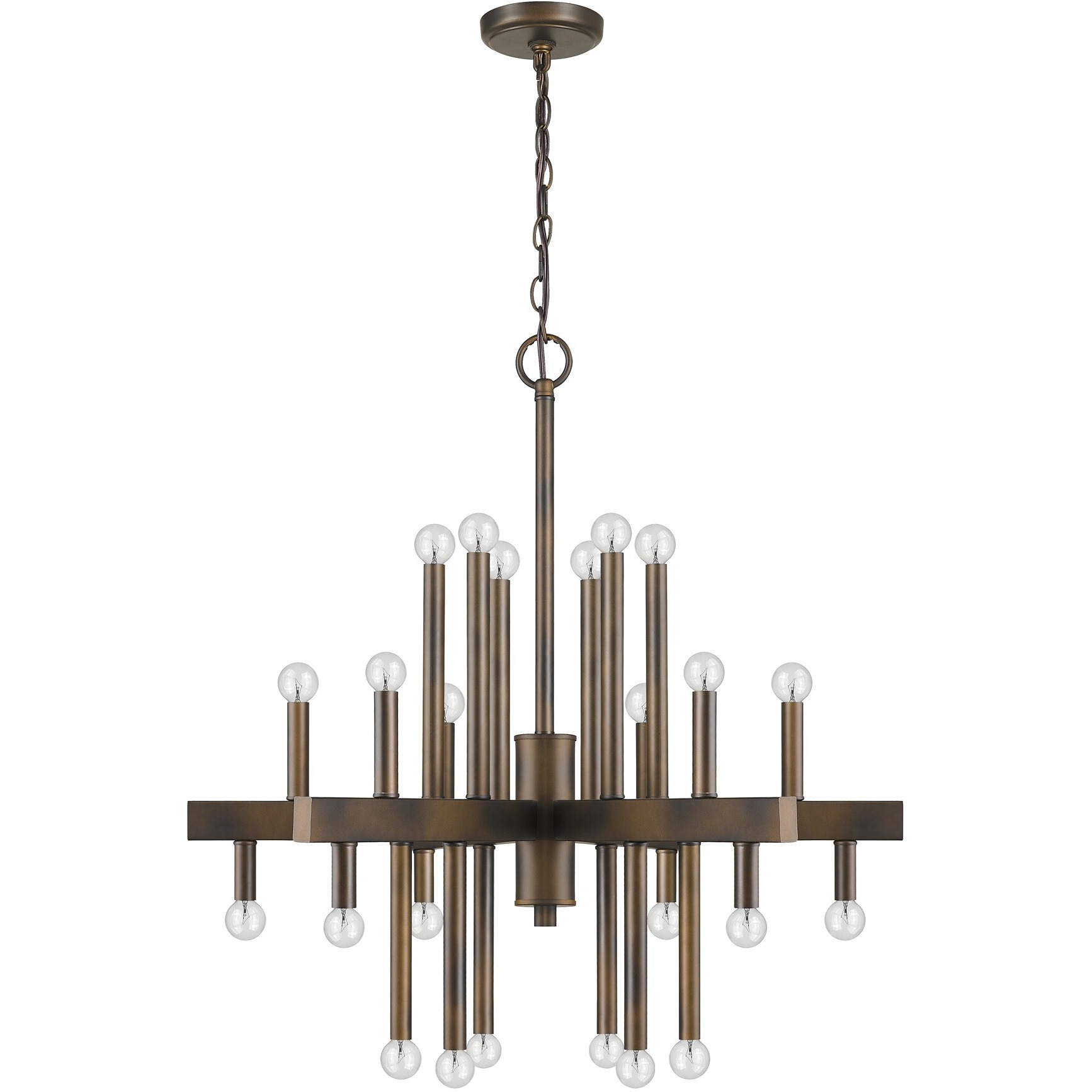 Fallon 24-Light Oil-Rubbed Bronze Chandelier