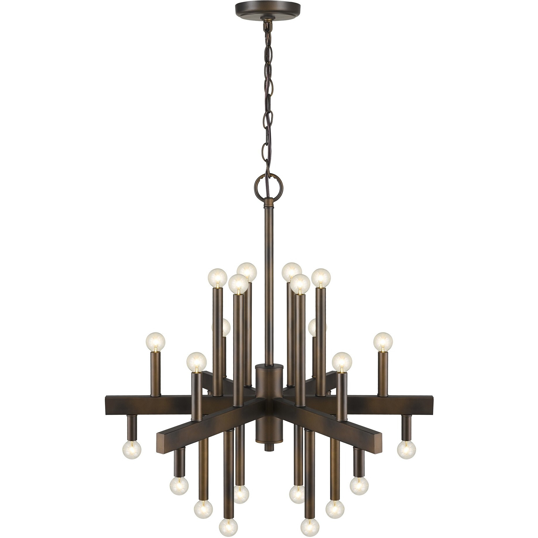 Fallon 24-Light Oil-Rubbed Bronze Chandelier