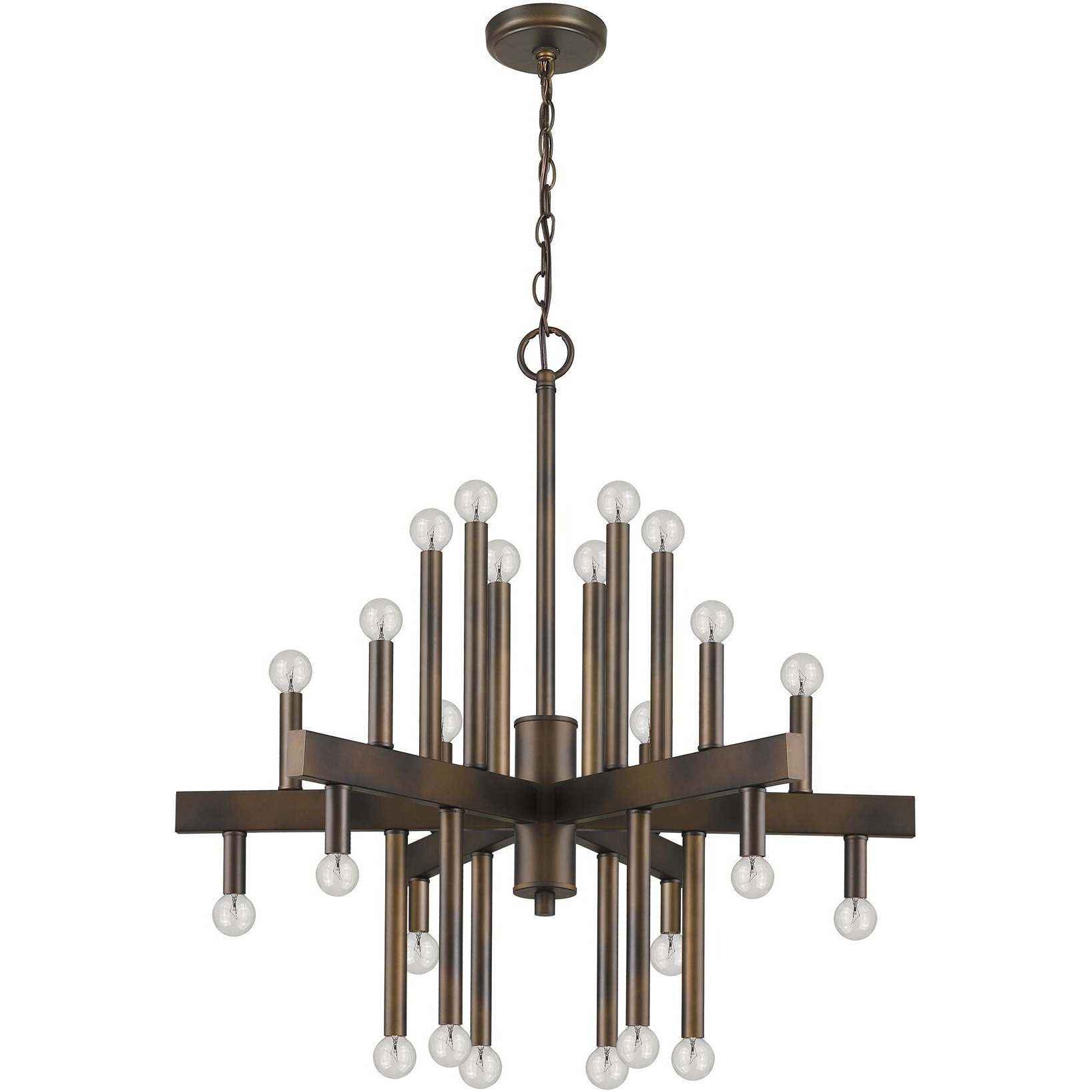 Fallon 24-Light Oil-Rubbed Bronze Chandelier