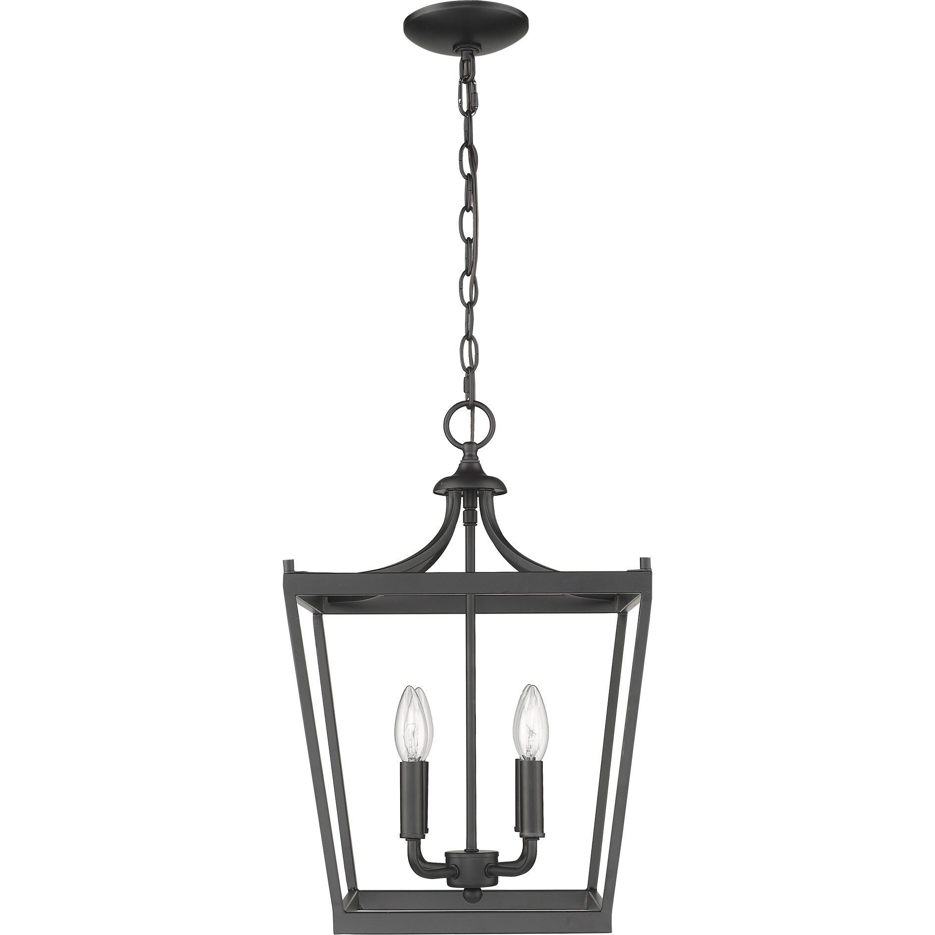 Kennedy 4-Light Matte Black Pendant