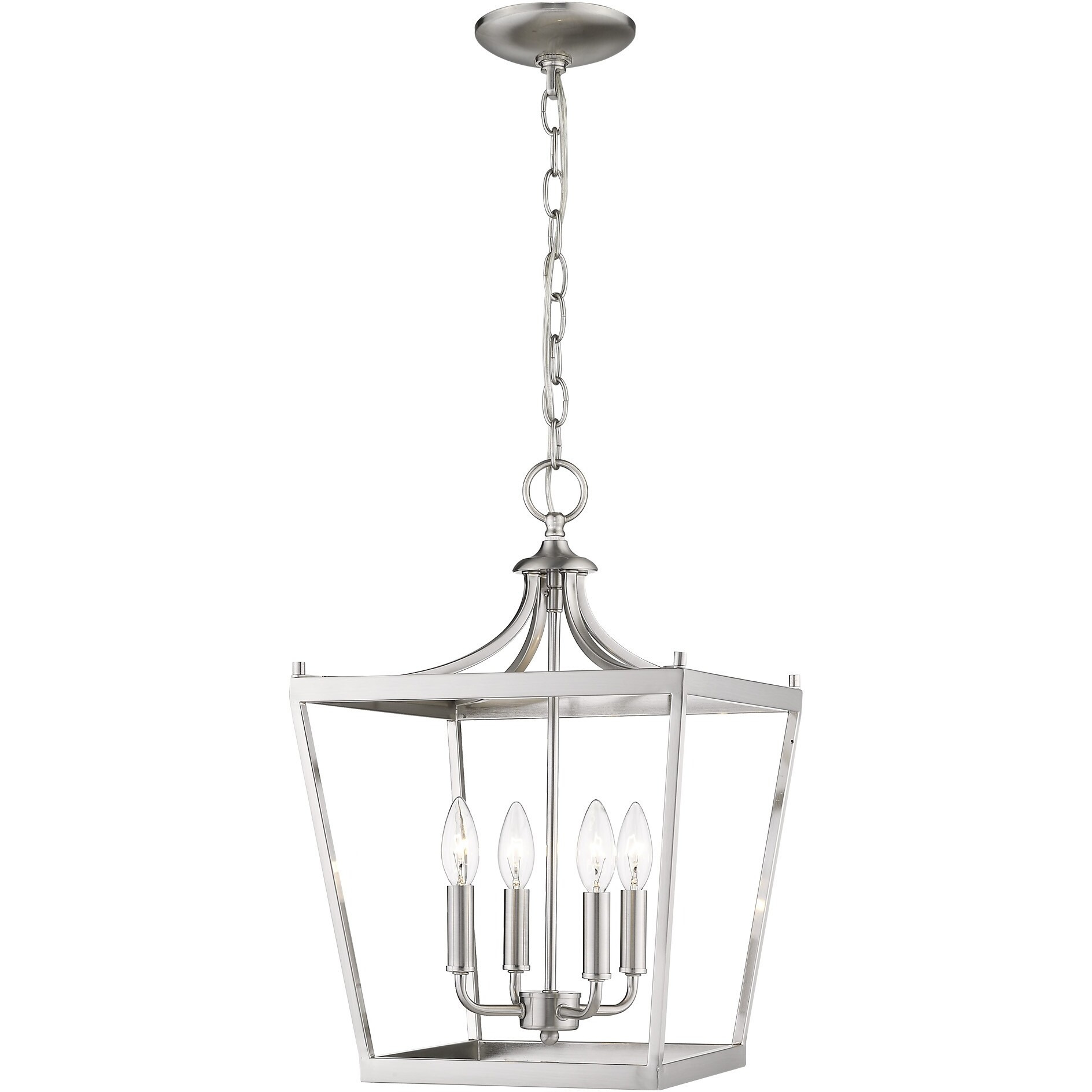 Kennedy 4-Light Satin Nickel Pendant