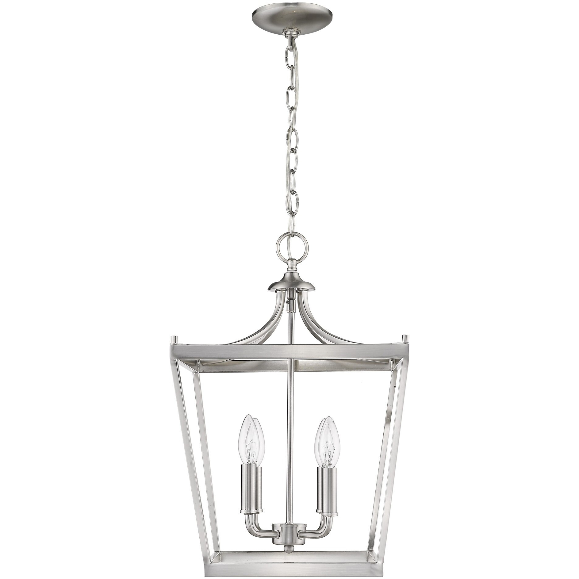 Kennedy 4-Light Satin Nickel Pendant
