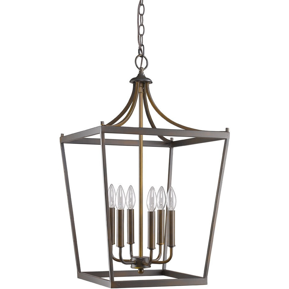 Kennedy 6-Light Oil-Rubbed Bronze Foyer Pendant