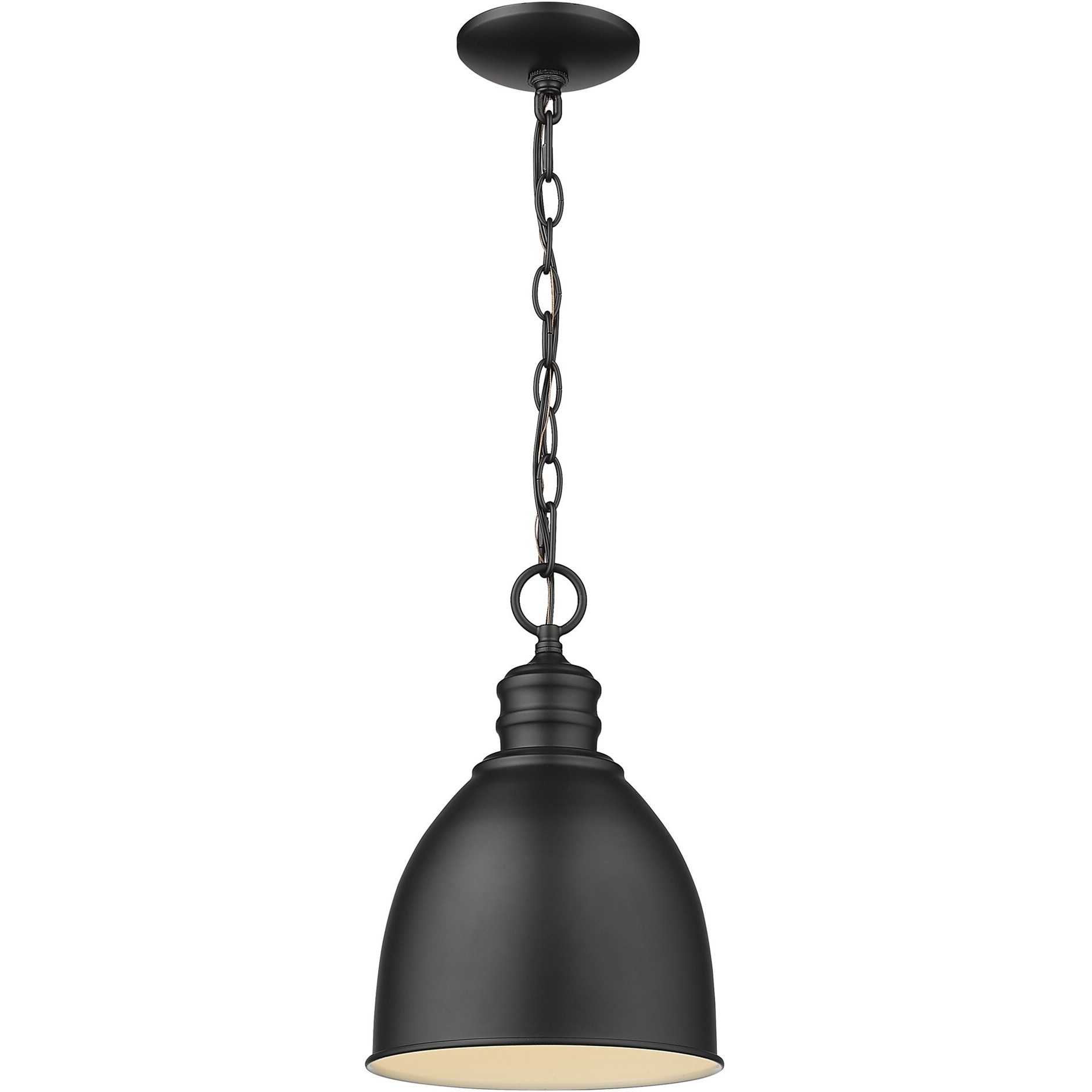 Minimalist Black Metal Pendant Hanging Light