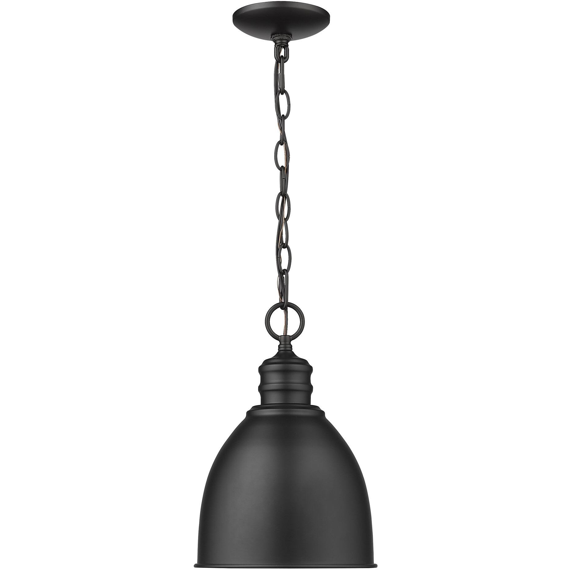 Minimalist Black Metal Pendant Hanging Light