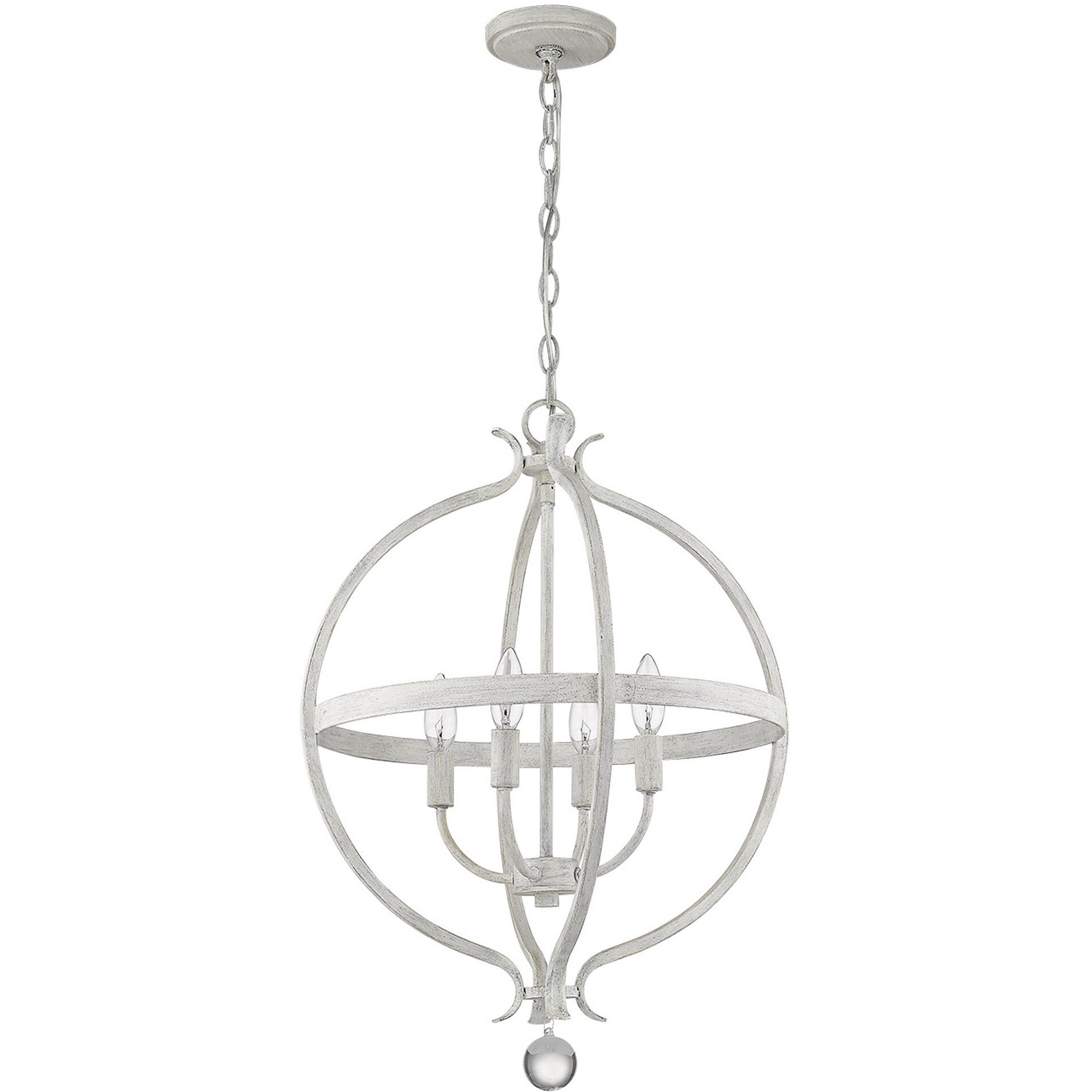 Callie 4-Light Country White Pendant