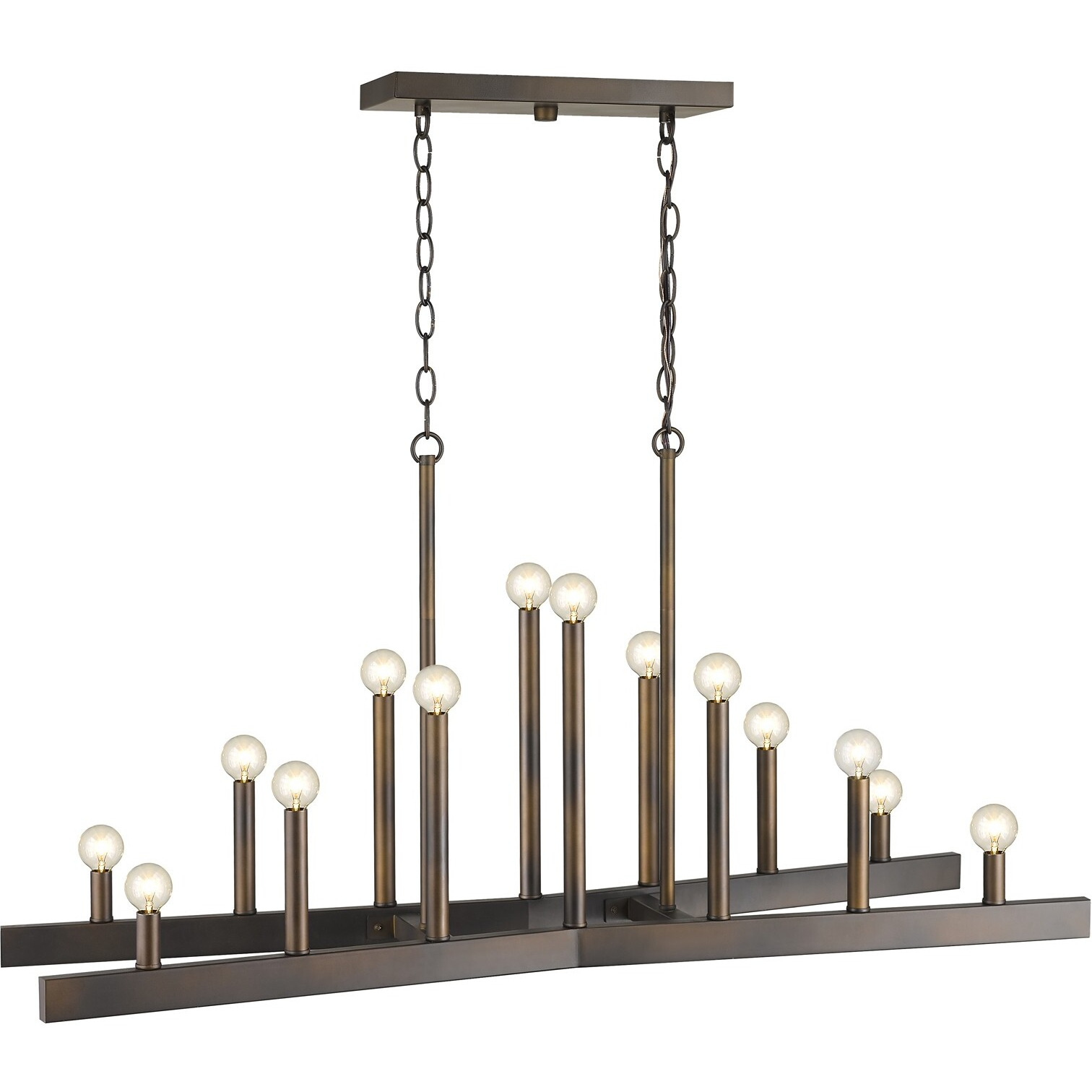 Fallon 14-Light Oil-Rubbed Bronze Island Pendant