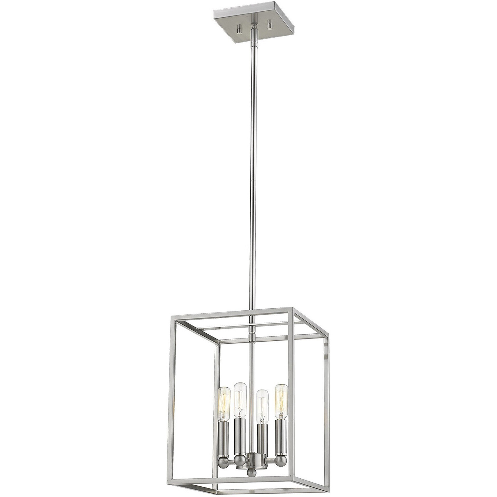 Cobar 4-Light Satin Nickel Pendant
