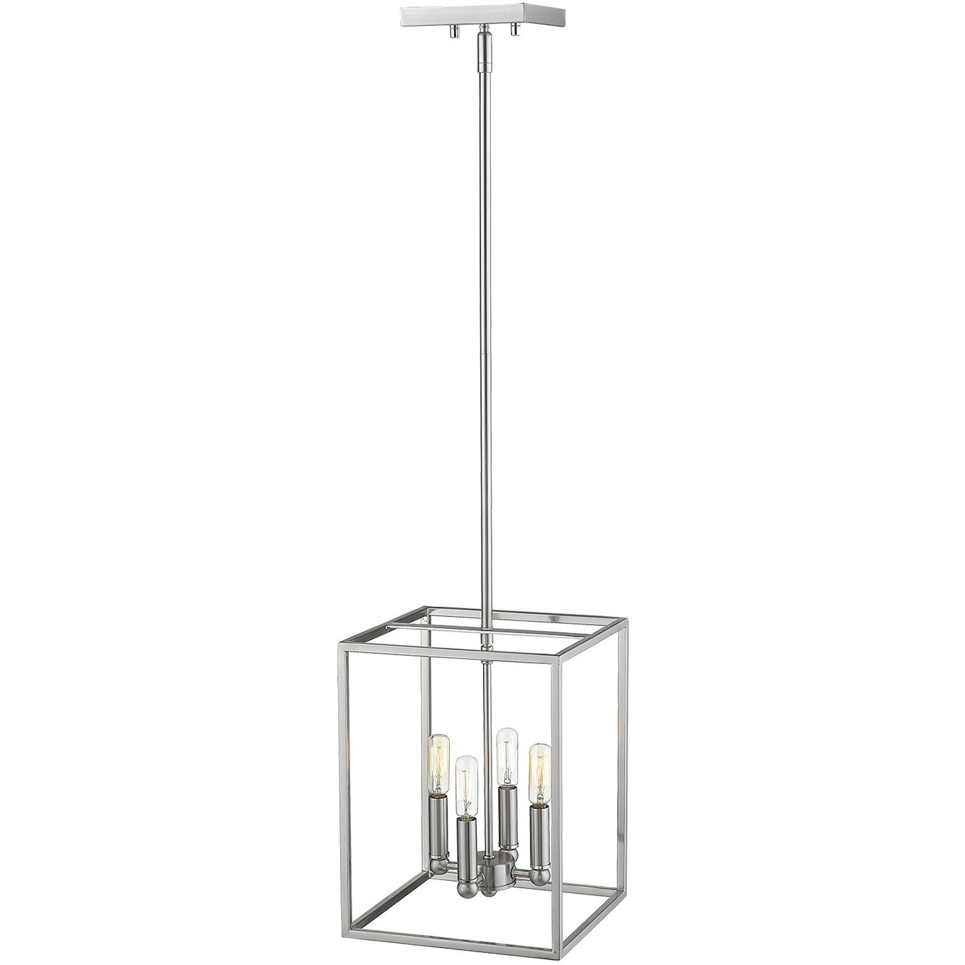 Cobar 4-Light Satin Nickel Pendant