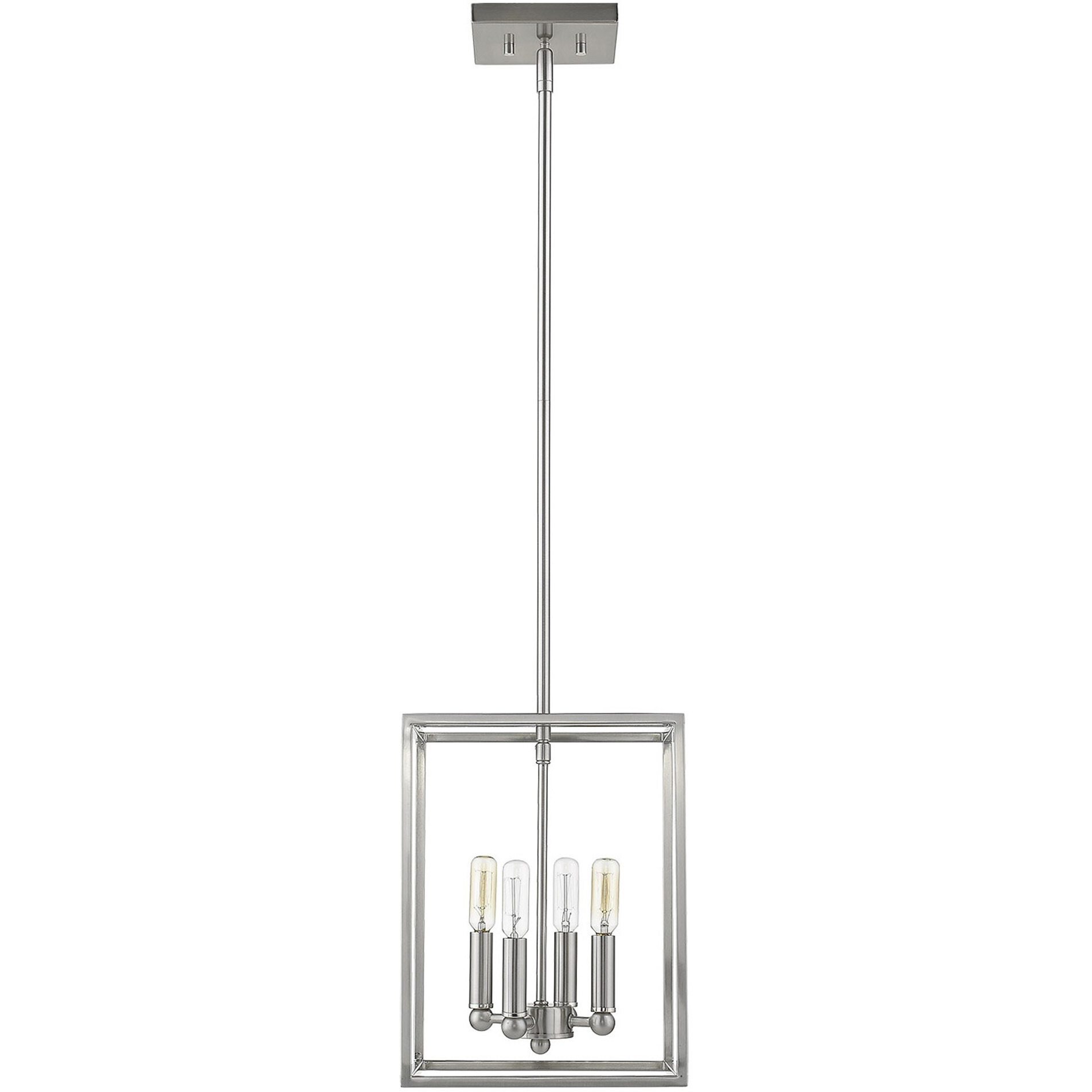 Cobar 4-Light Satin Nickel Pendant