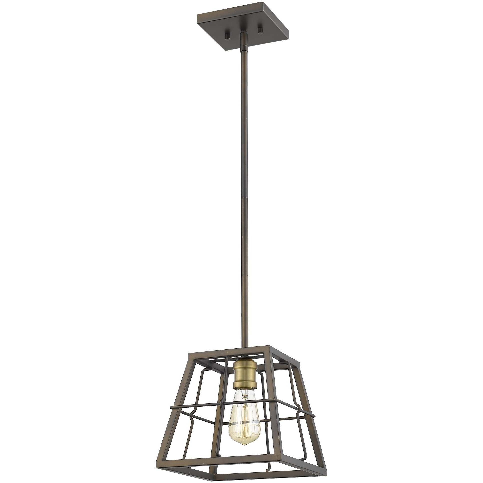 Charley 1-Light Oil-Rubbed Bronze Mini-Pendant