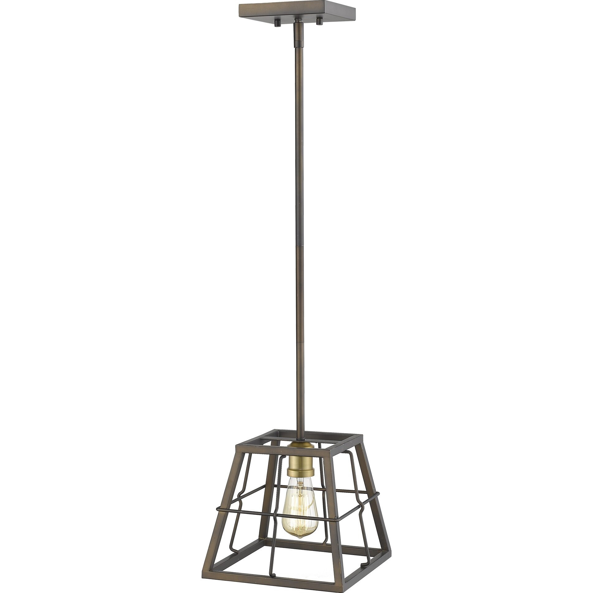 Charley 1-Light Oil-Rubbed Bronze Mini-Pendant