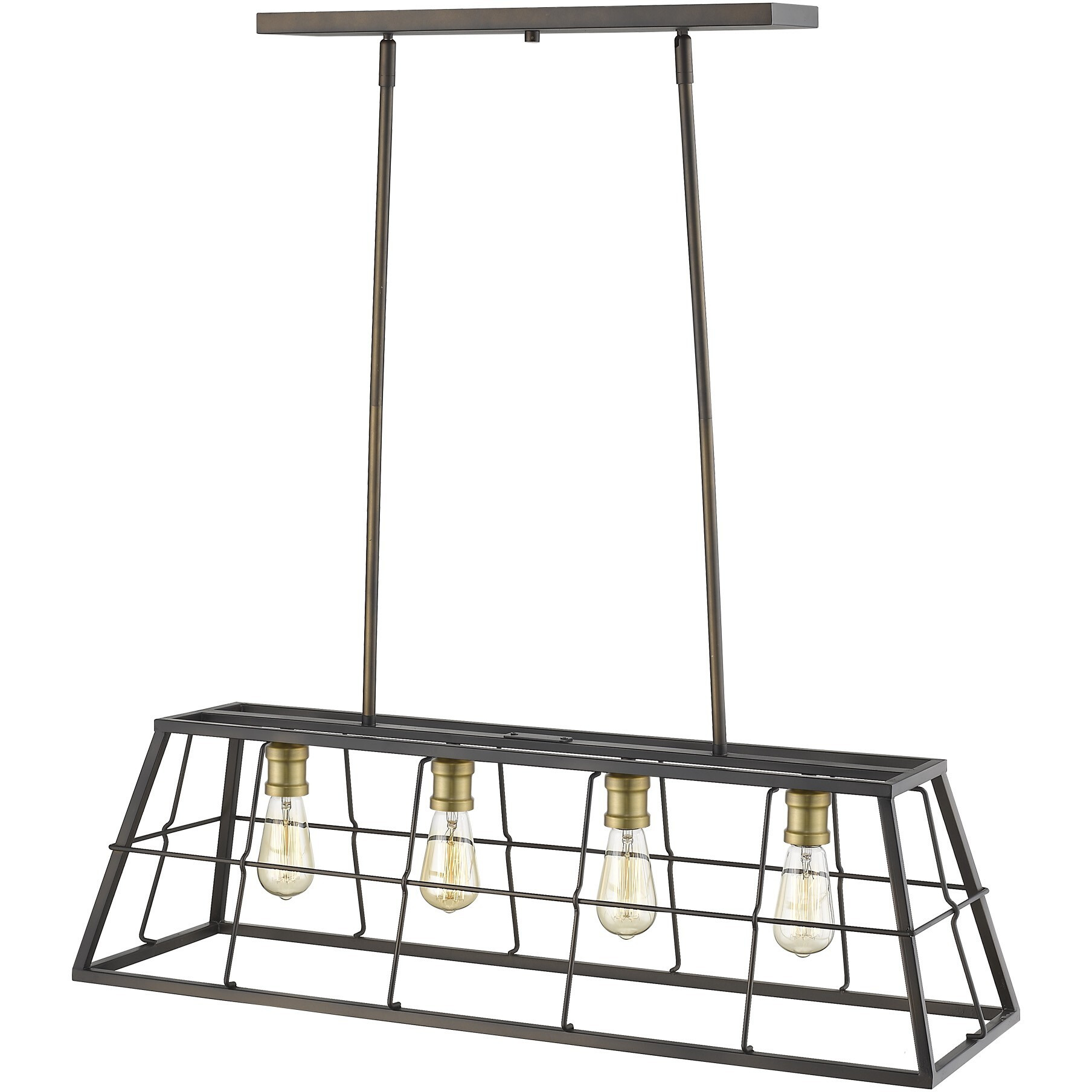Charley 4-Light Oil-Rubbed Bronze Pendant