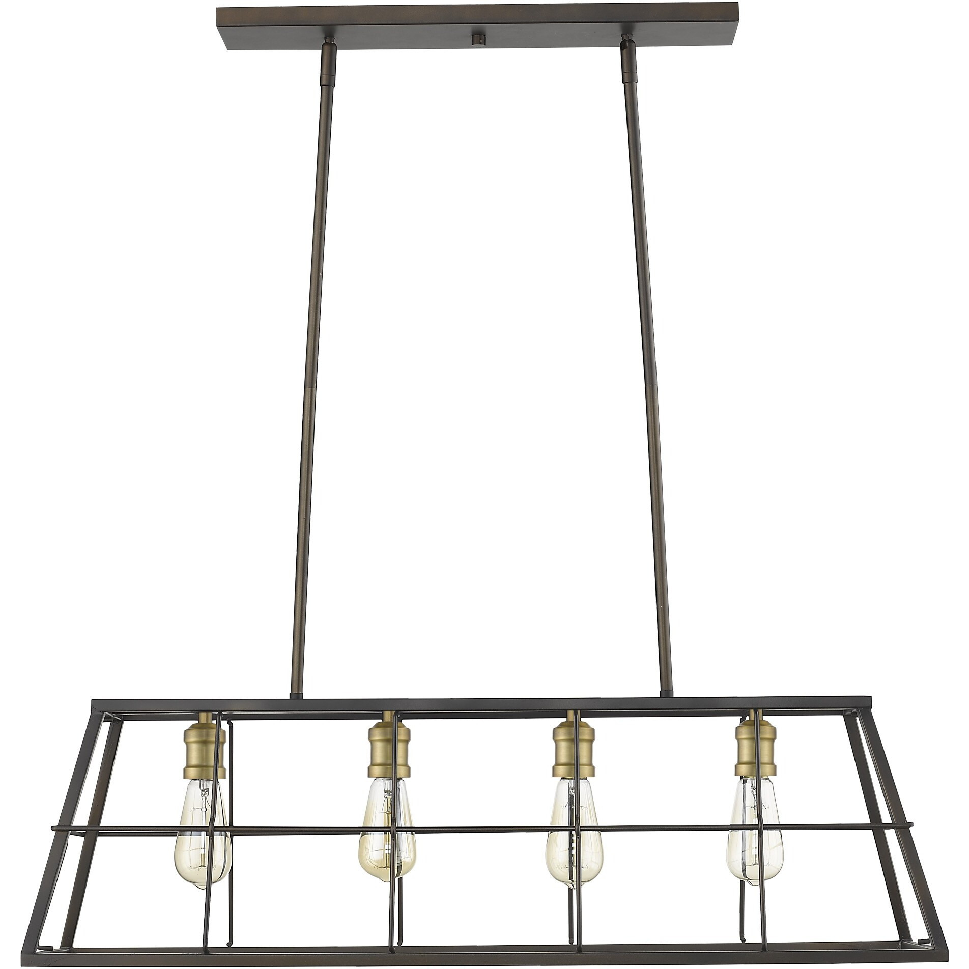 Charley 4-Light Oil-Rubbed Bronze Pendant