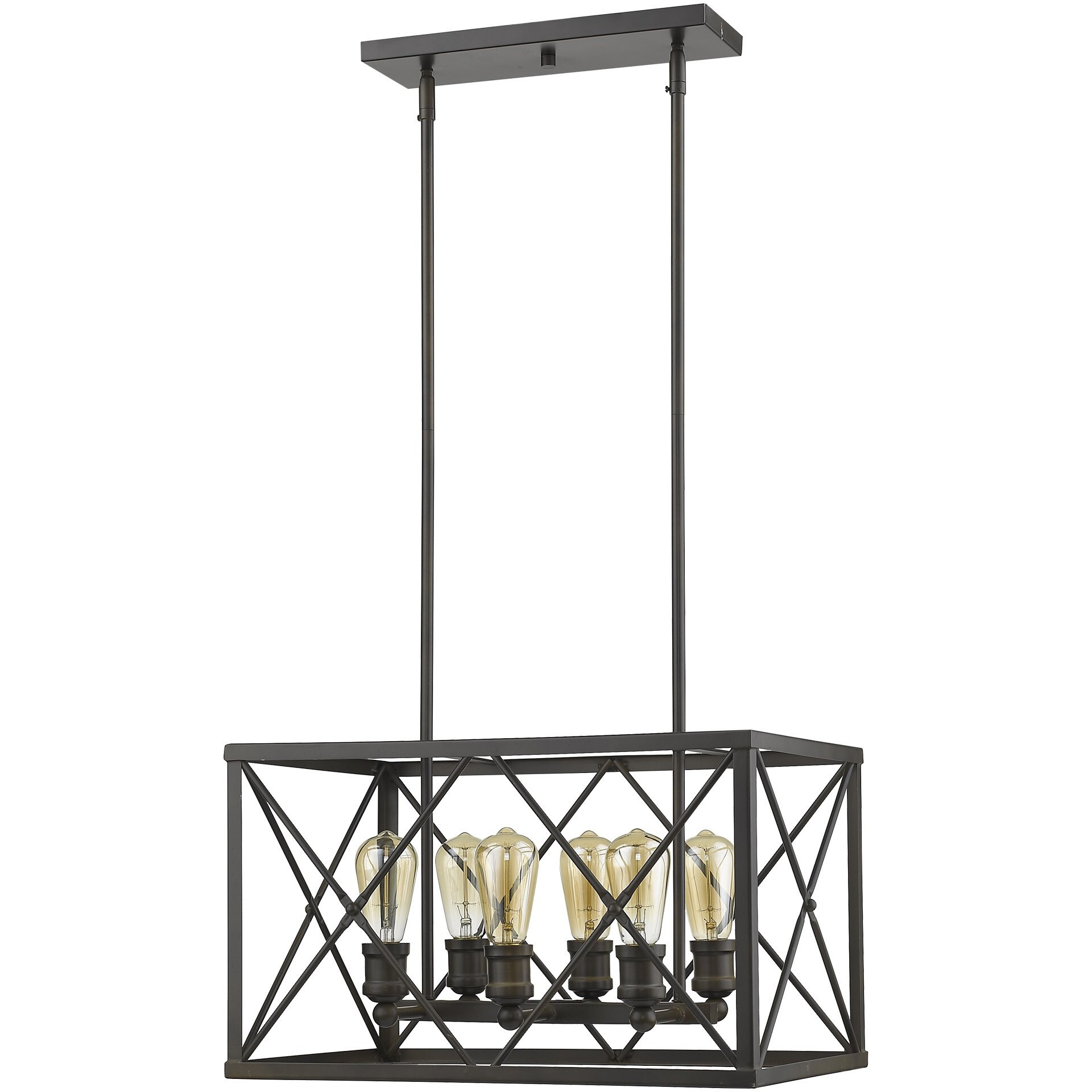 Brooklyn 6-Light Oil-Rubbed Bronze Pendant