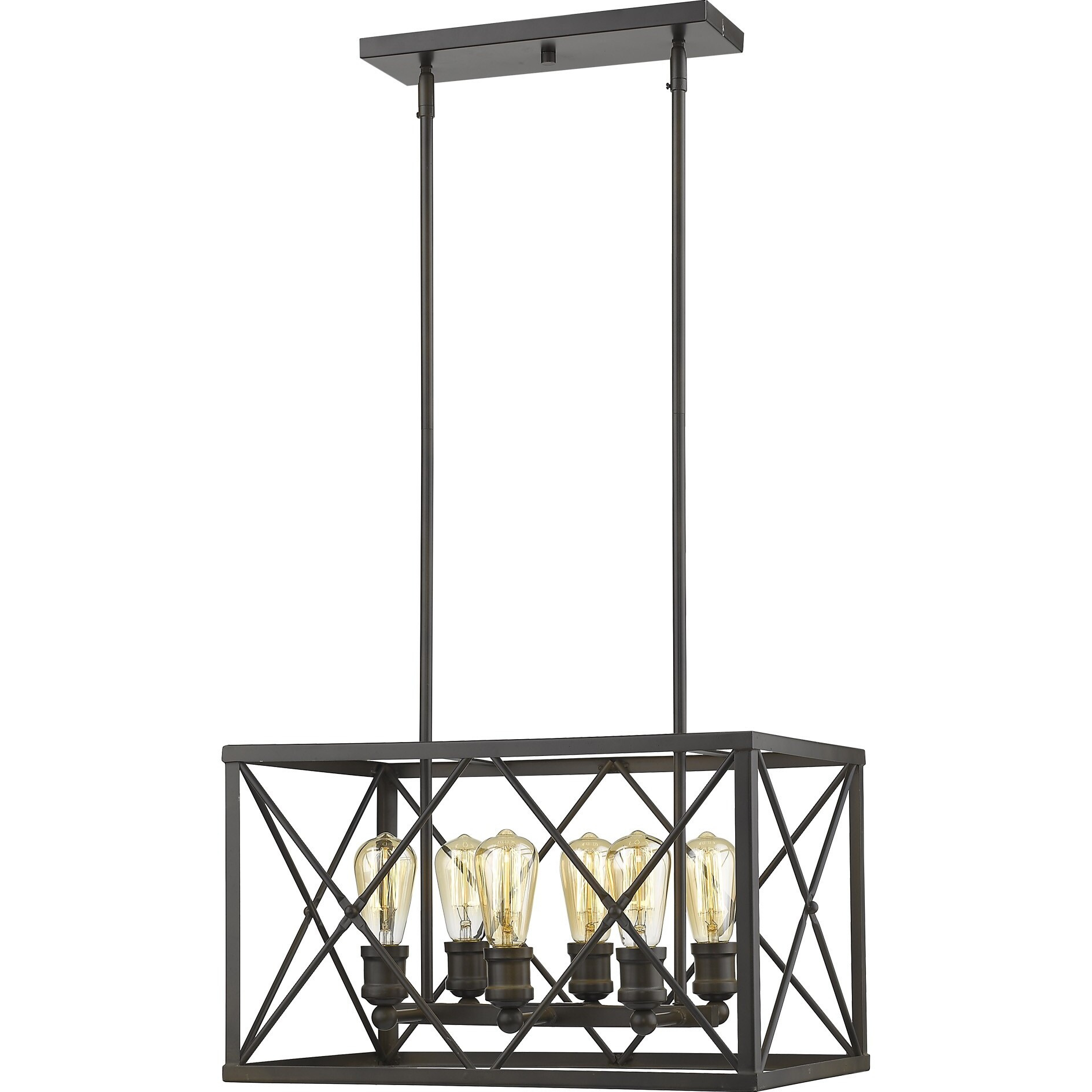 Brooklyn 6-Light Oil-Rubbed Bronze Pendant