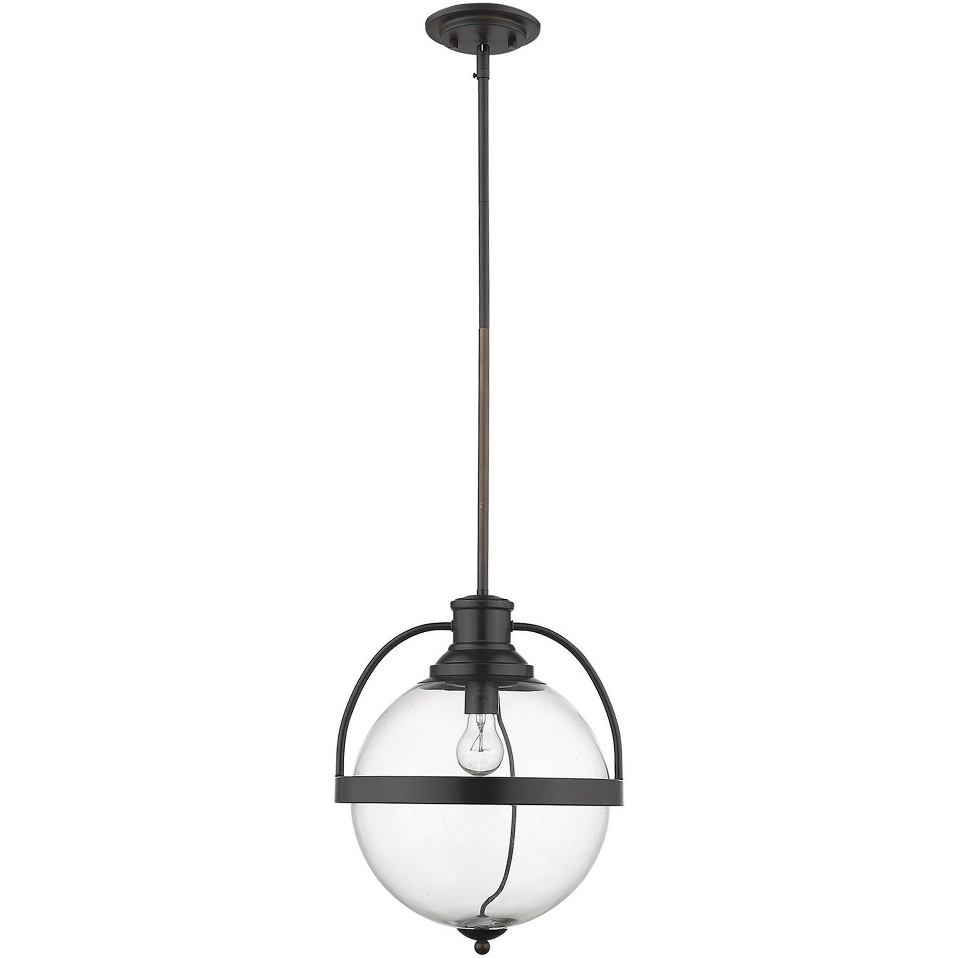 Kassian 1-Light Oil-Rubbed Bronze Pendant