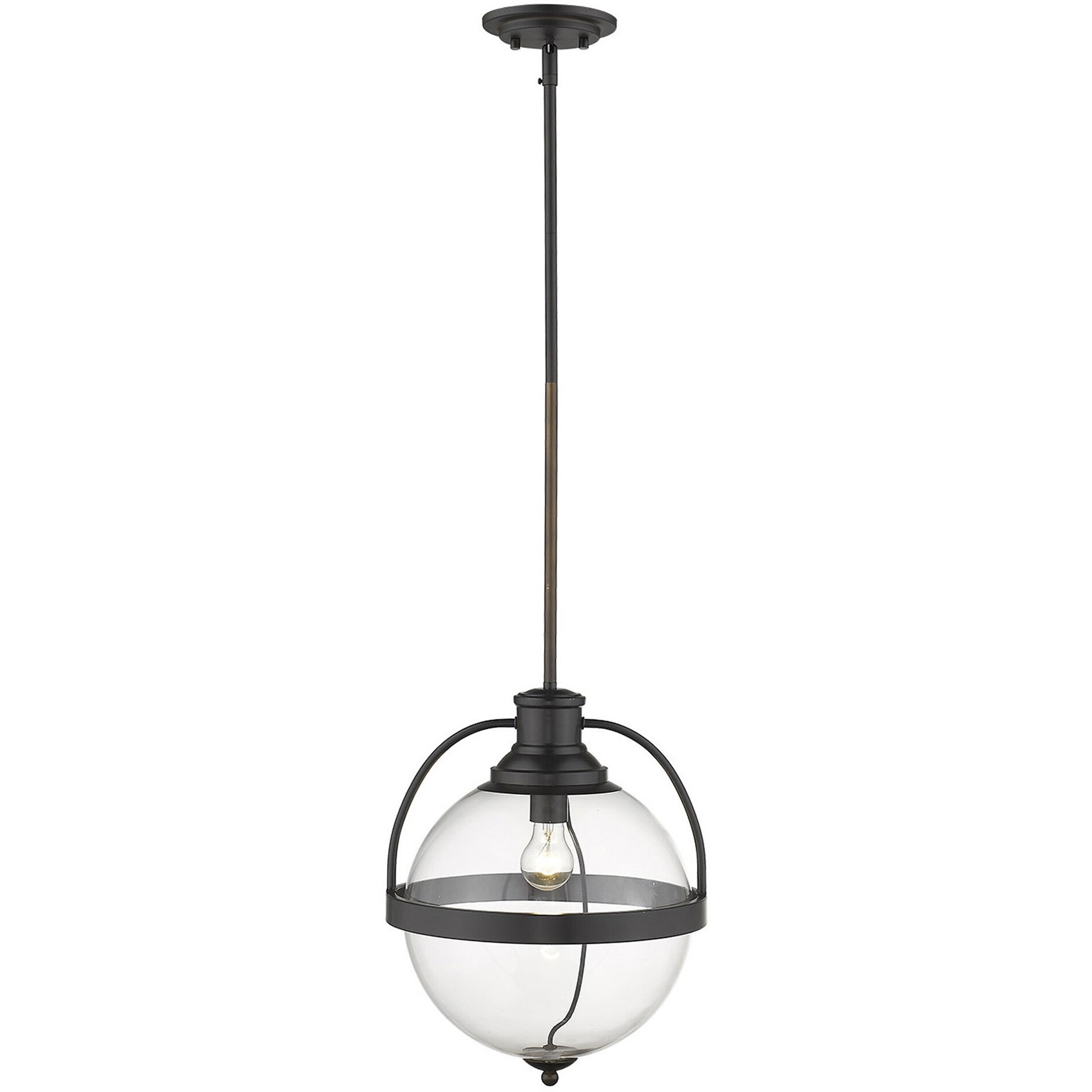 Kassian 1-Light Oil-Rubbed Bronze Pendant