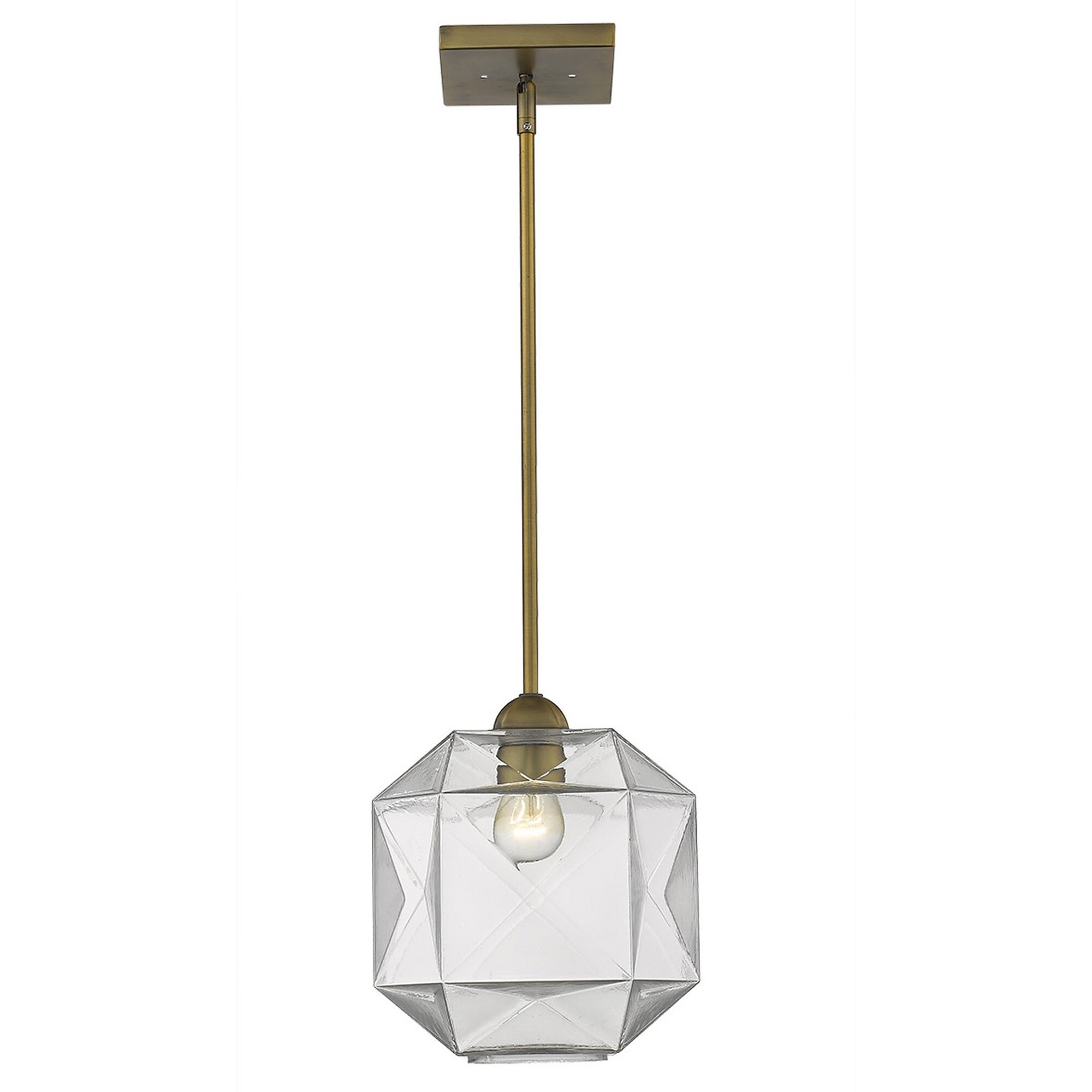 Loft 1-Light Brass Pendant