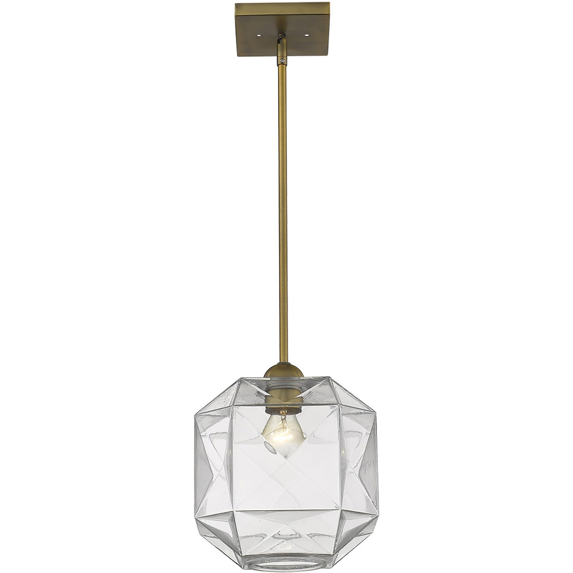 Loft 1-Light Brass Pendant