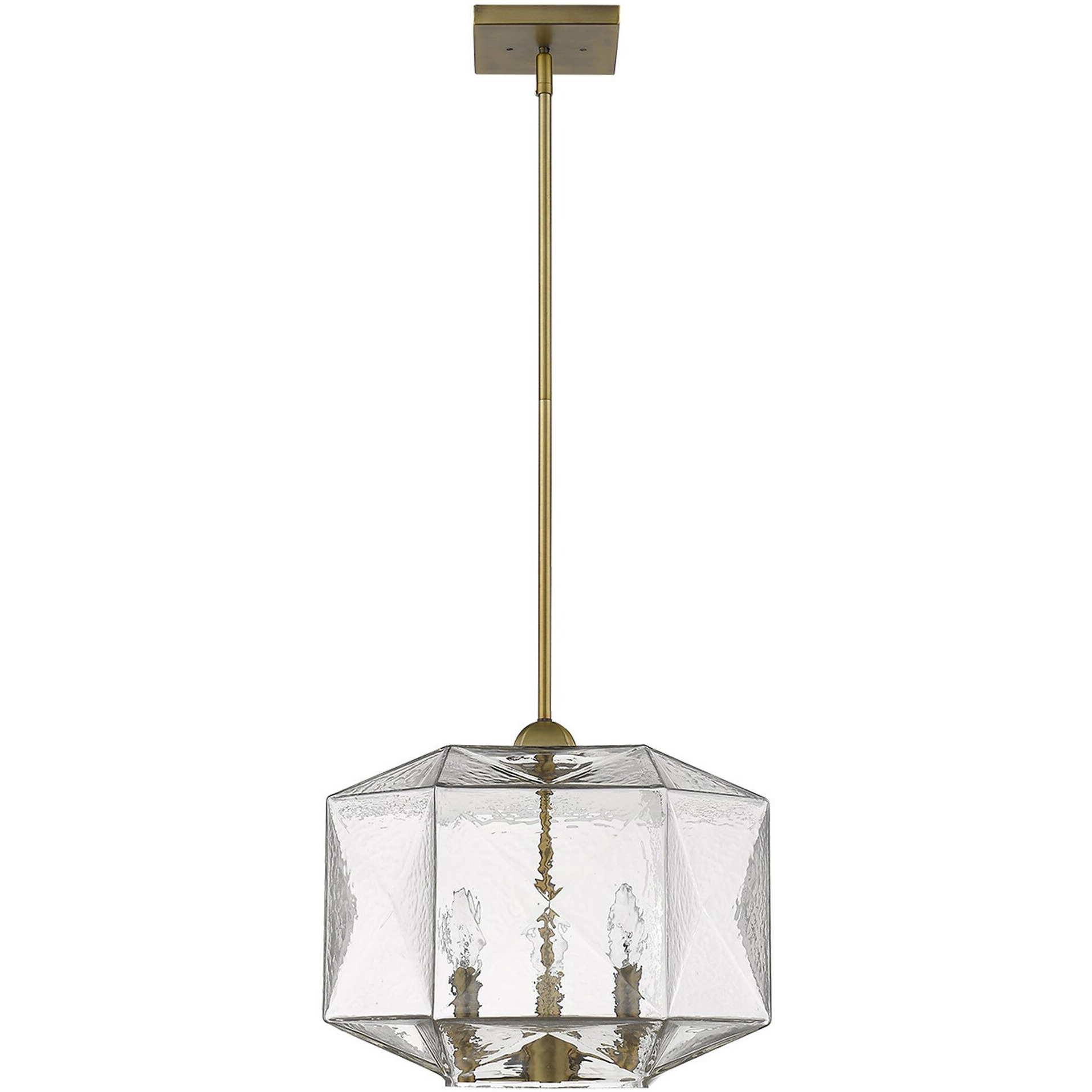 Loft 3-Light Brass Pendant