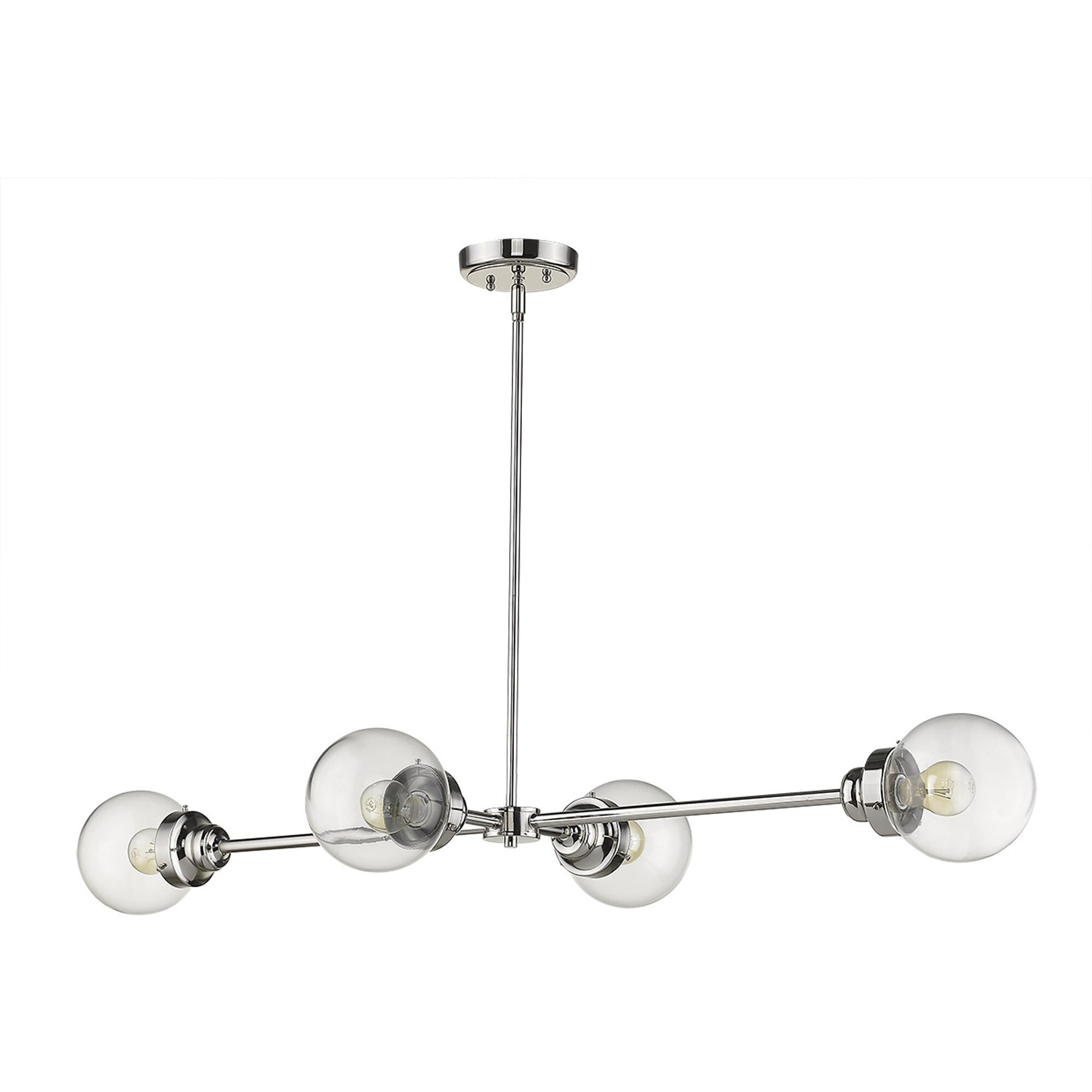 Portsmith 4-Light Polished Nickel Island Pendant