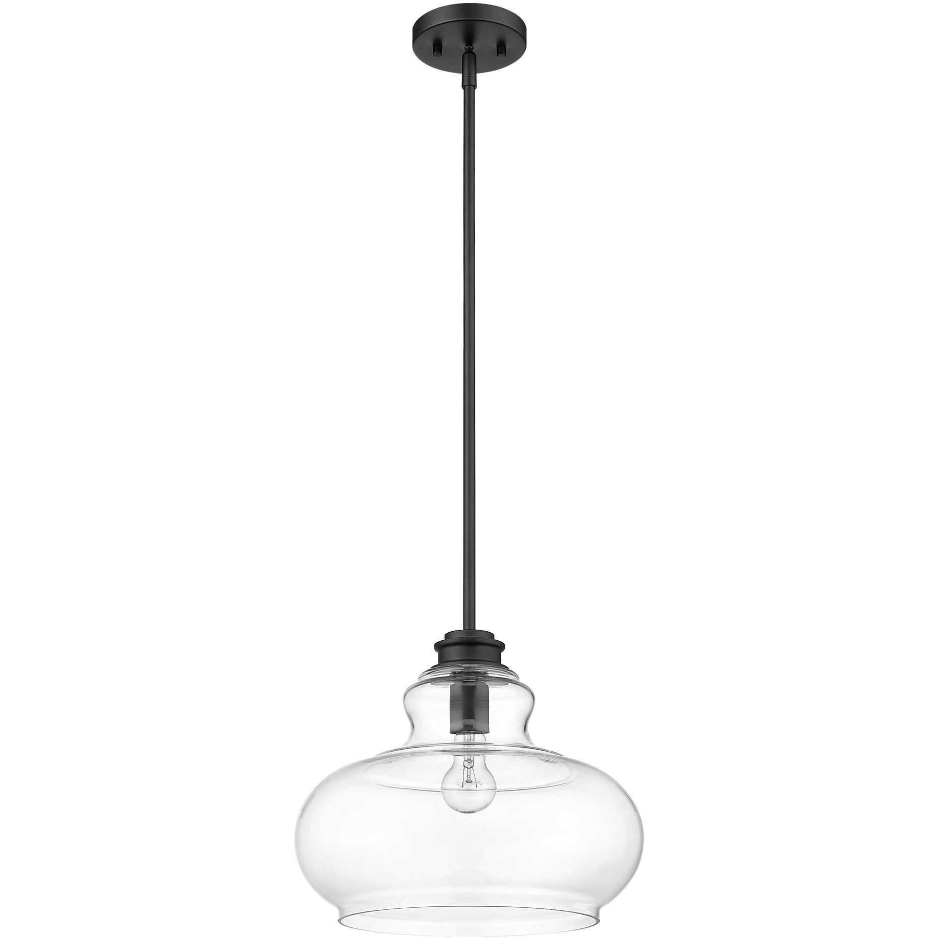 Torrel 1-Light Matte Black Pendant