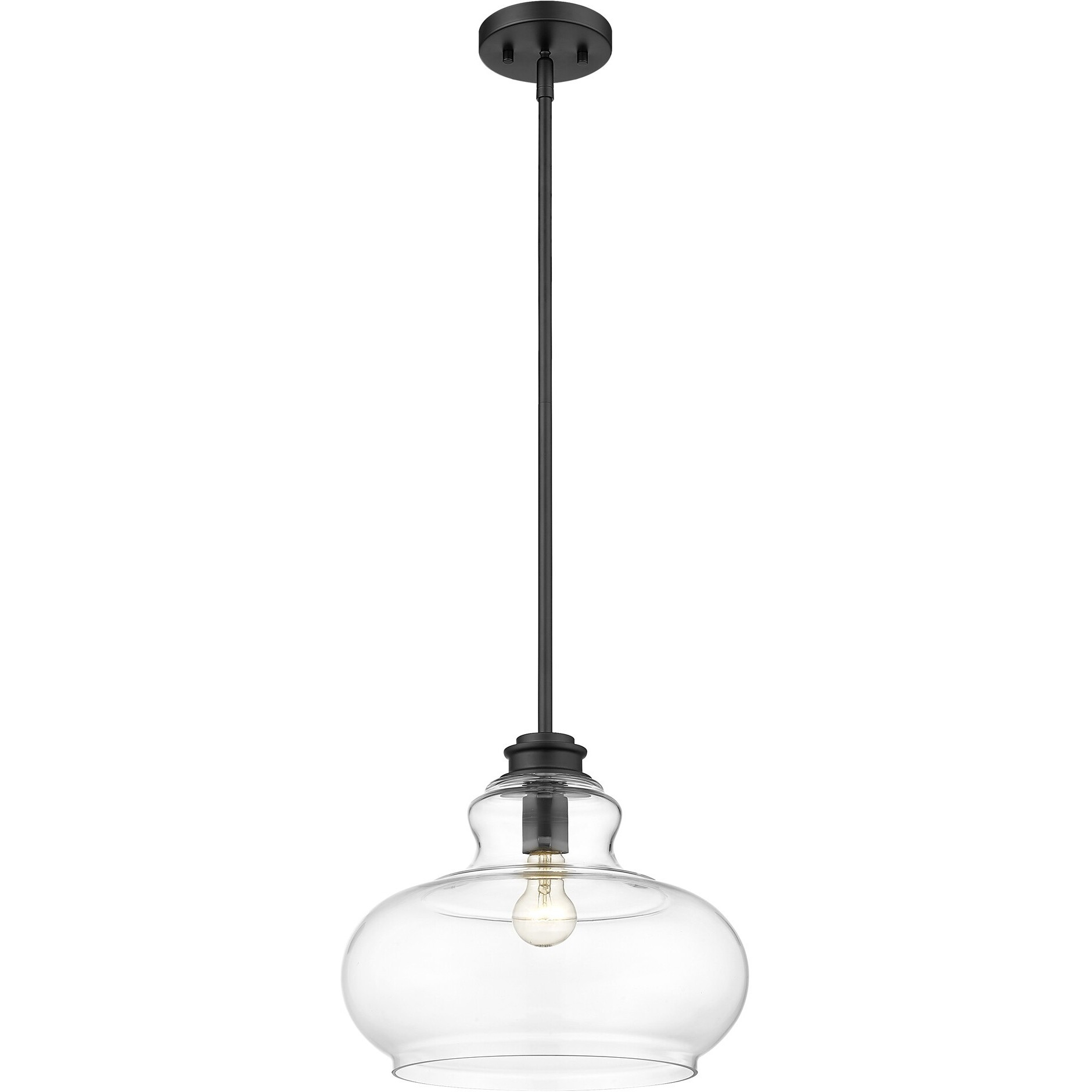 Torrel 1-Light Matte Black Pendant