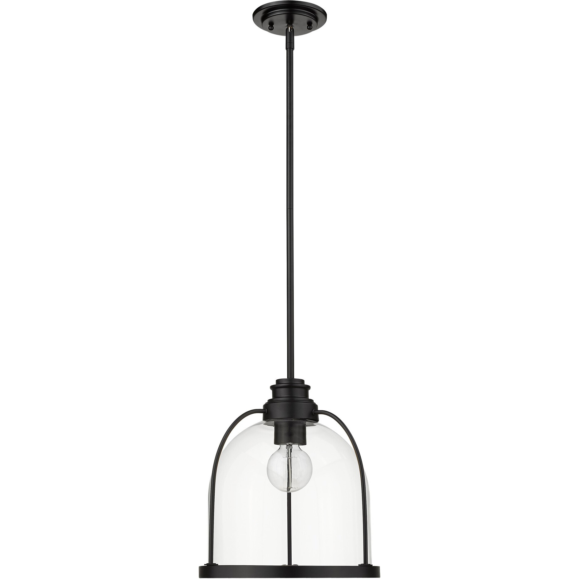 Stanton 1-Light Matte Black Pendant