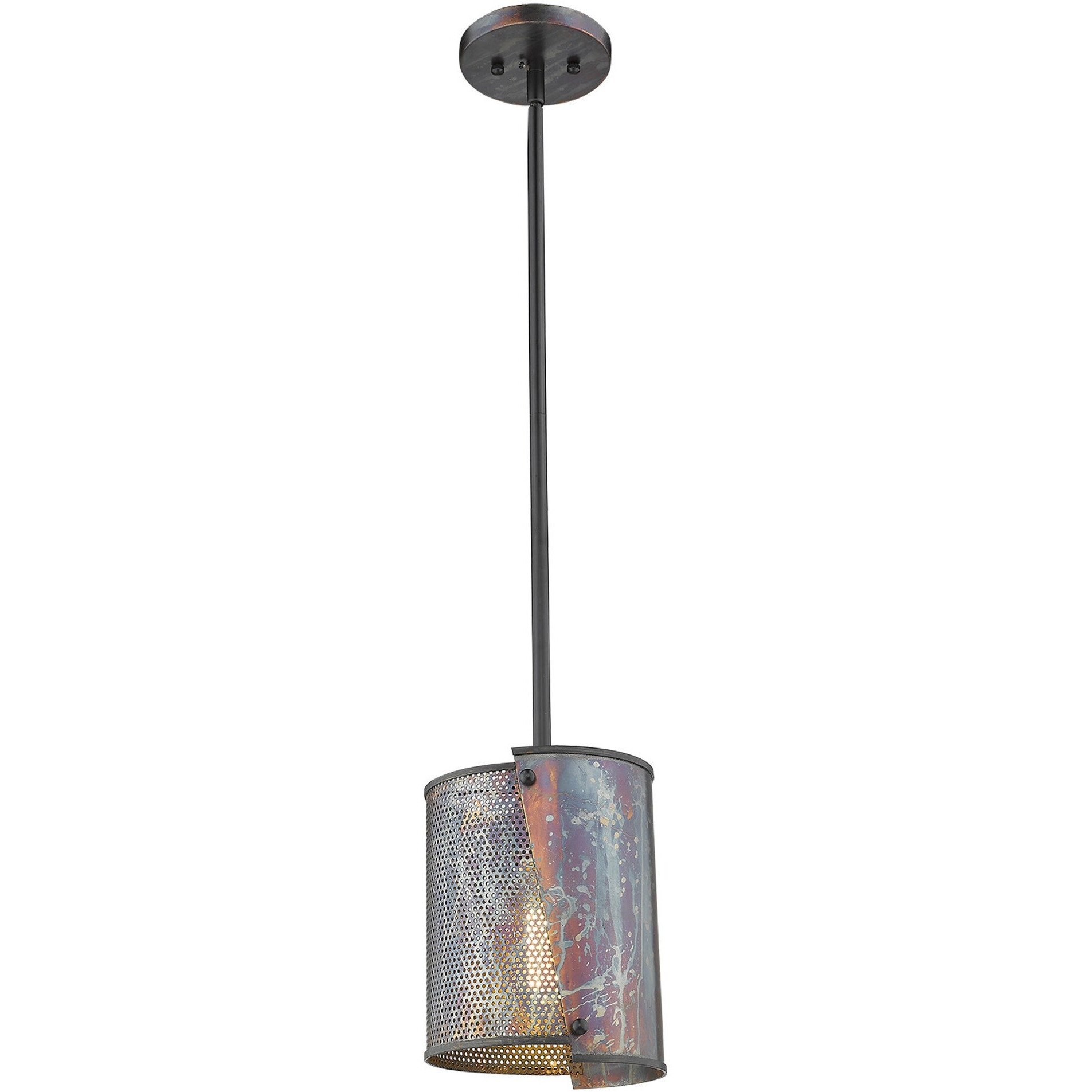 Ryker 1-Light Bronze Patina Pendant