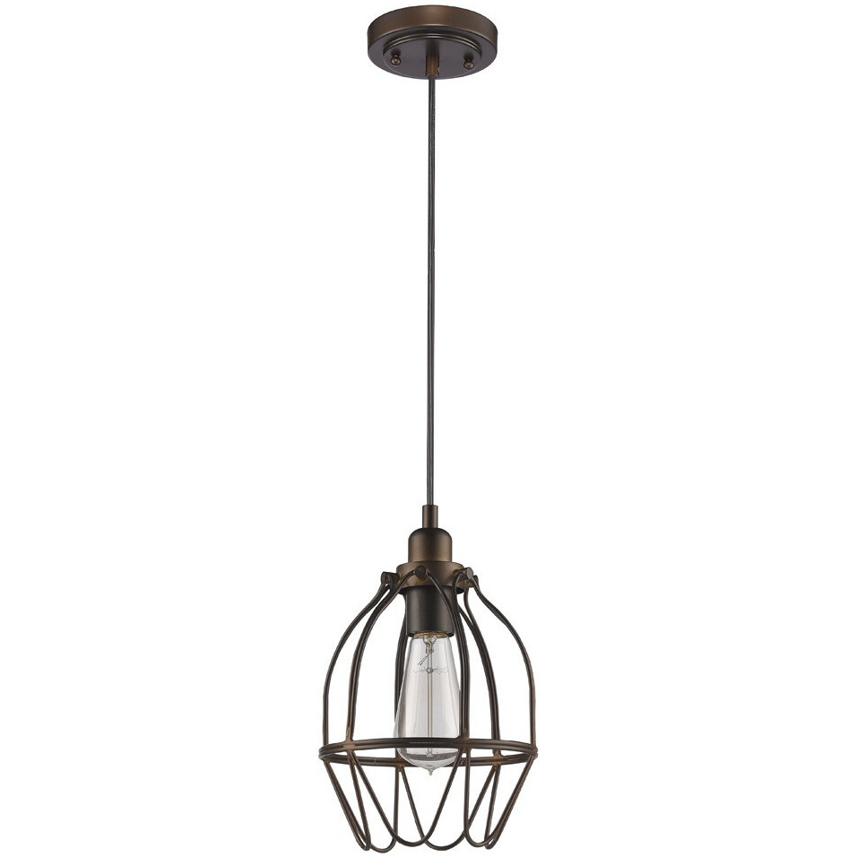 Antique Bronze Wire Pendant Hanging Light