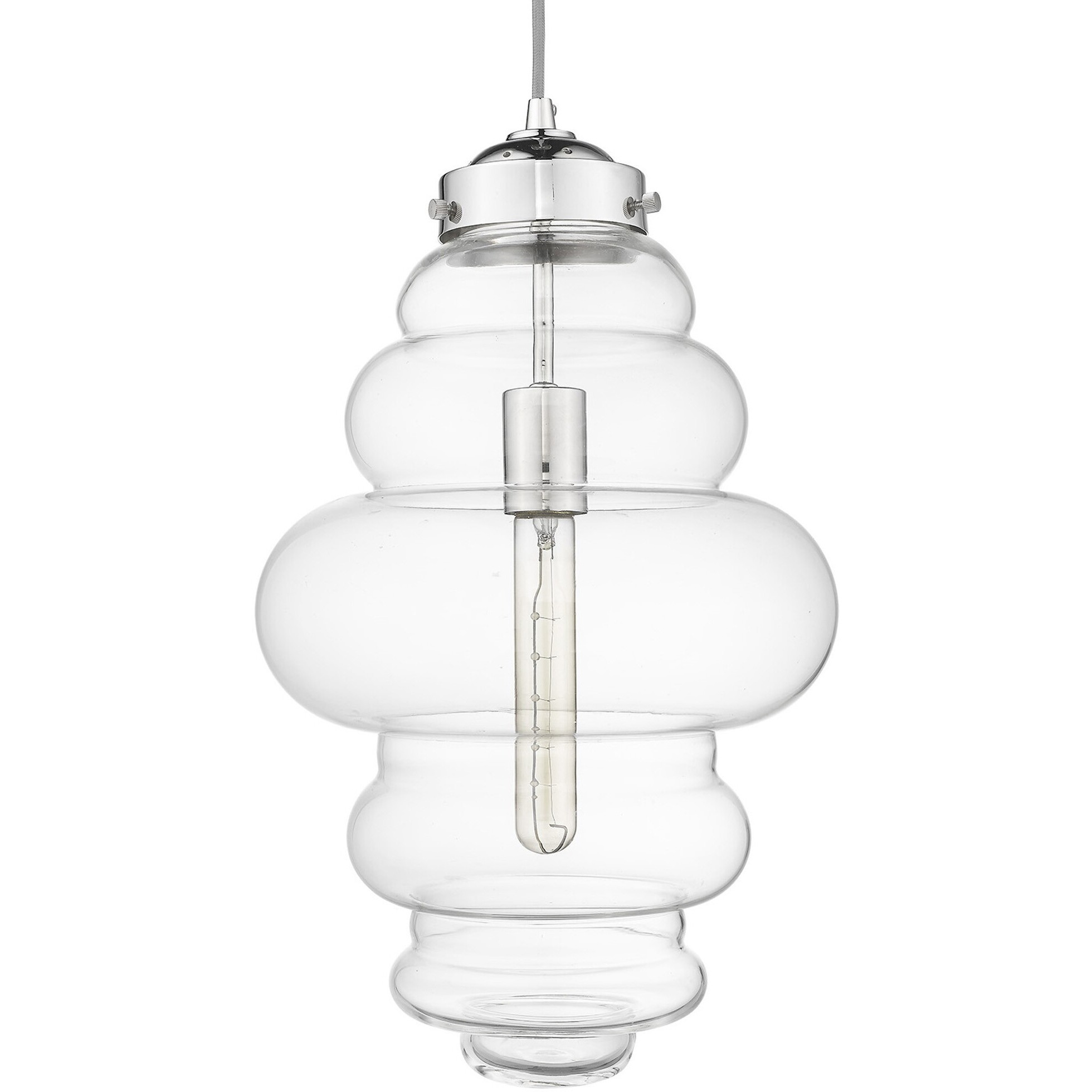 Ballina 1-Light Polished Nickel Mini-Pendant
