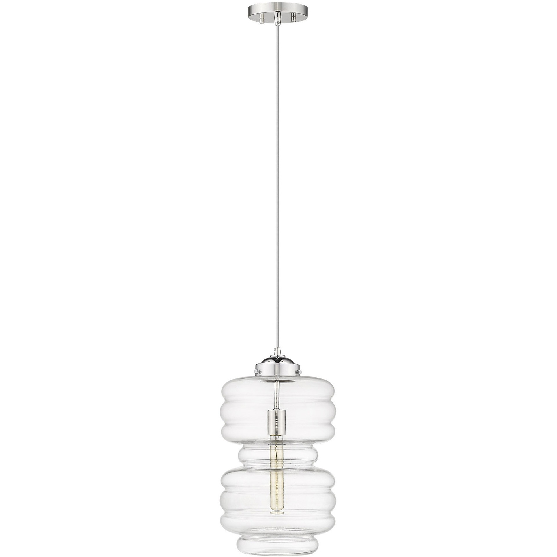 Ballina 1-Light Polished Nickel Mini-Pendant