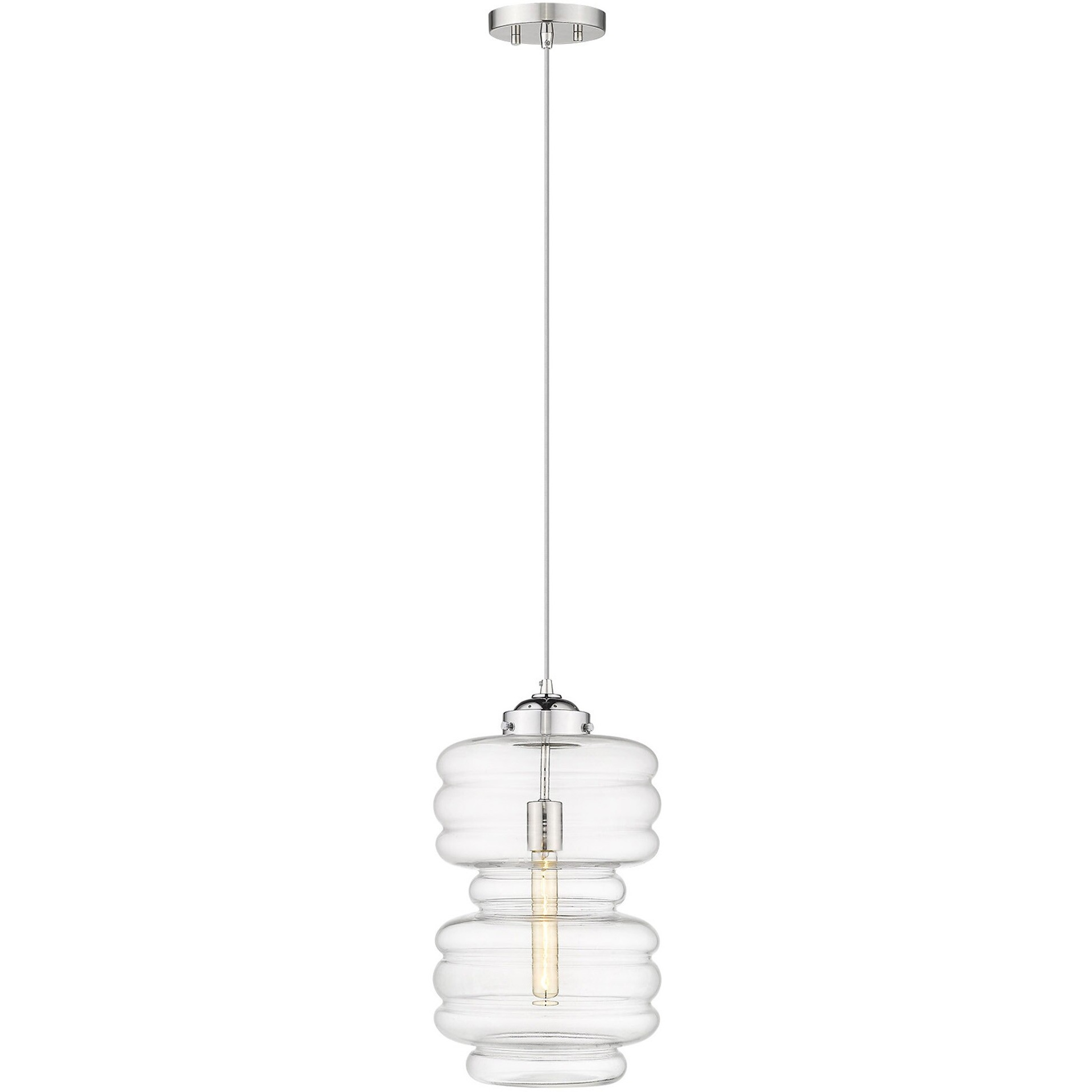Ballina 1-Light Polished Nickel Mini-Pendant
