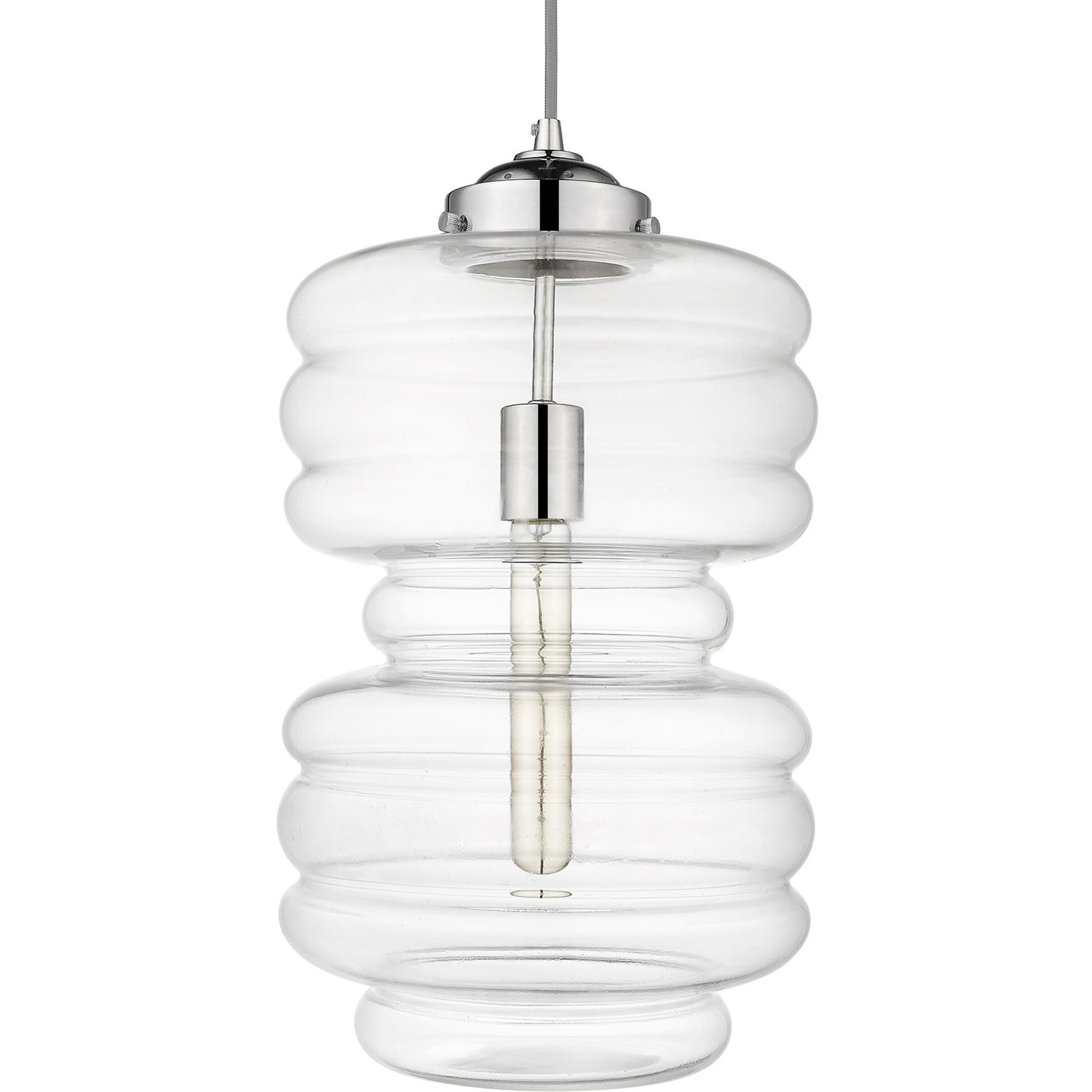 Ballina 1-Light Polished Nickel Mini-Pendant