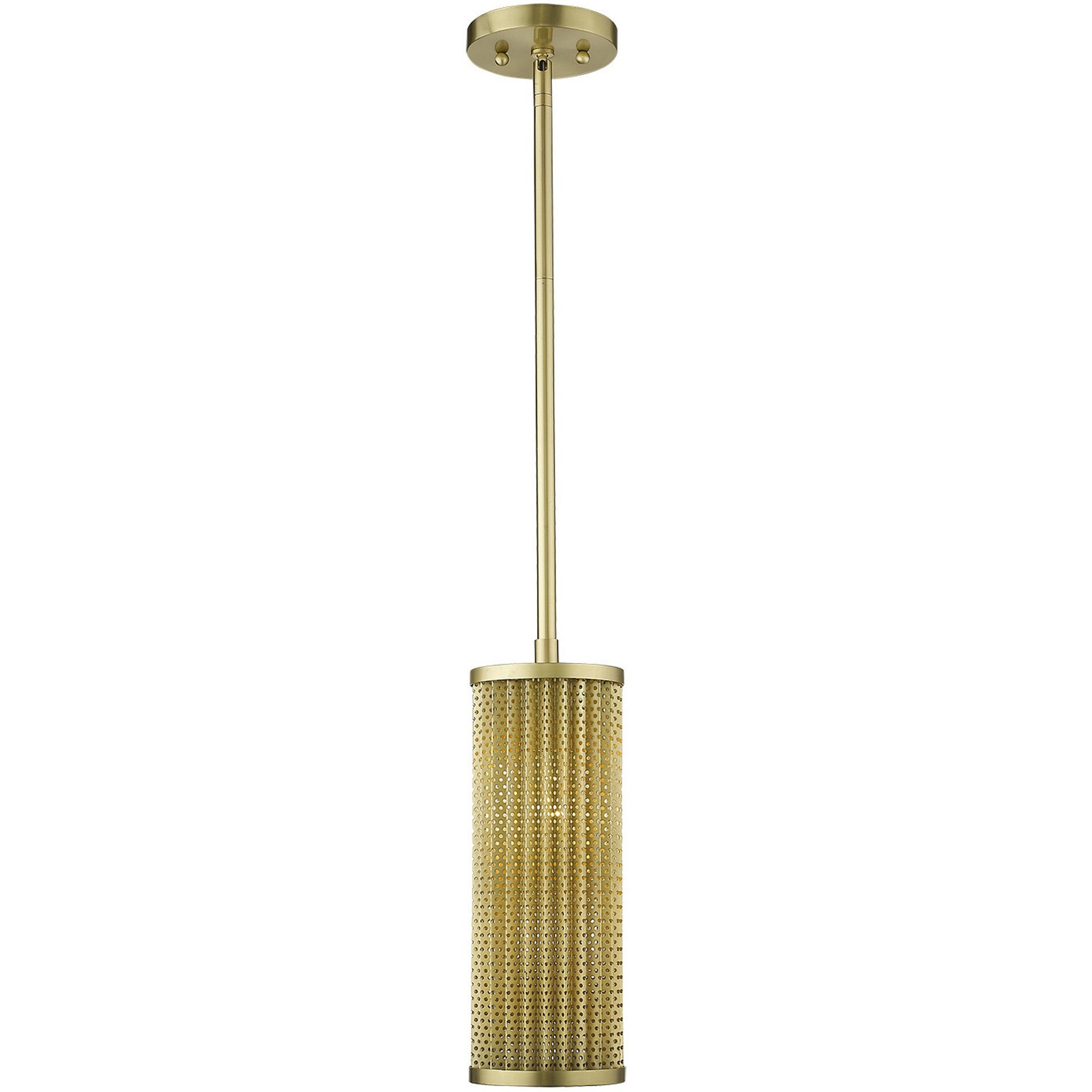 Basetti 1-Light Gold Pendant