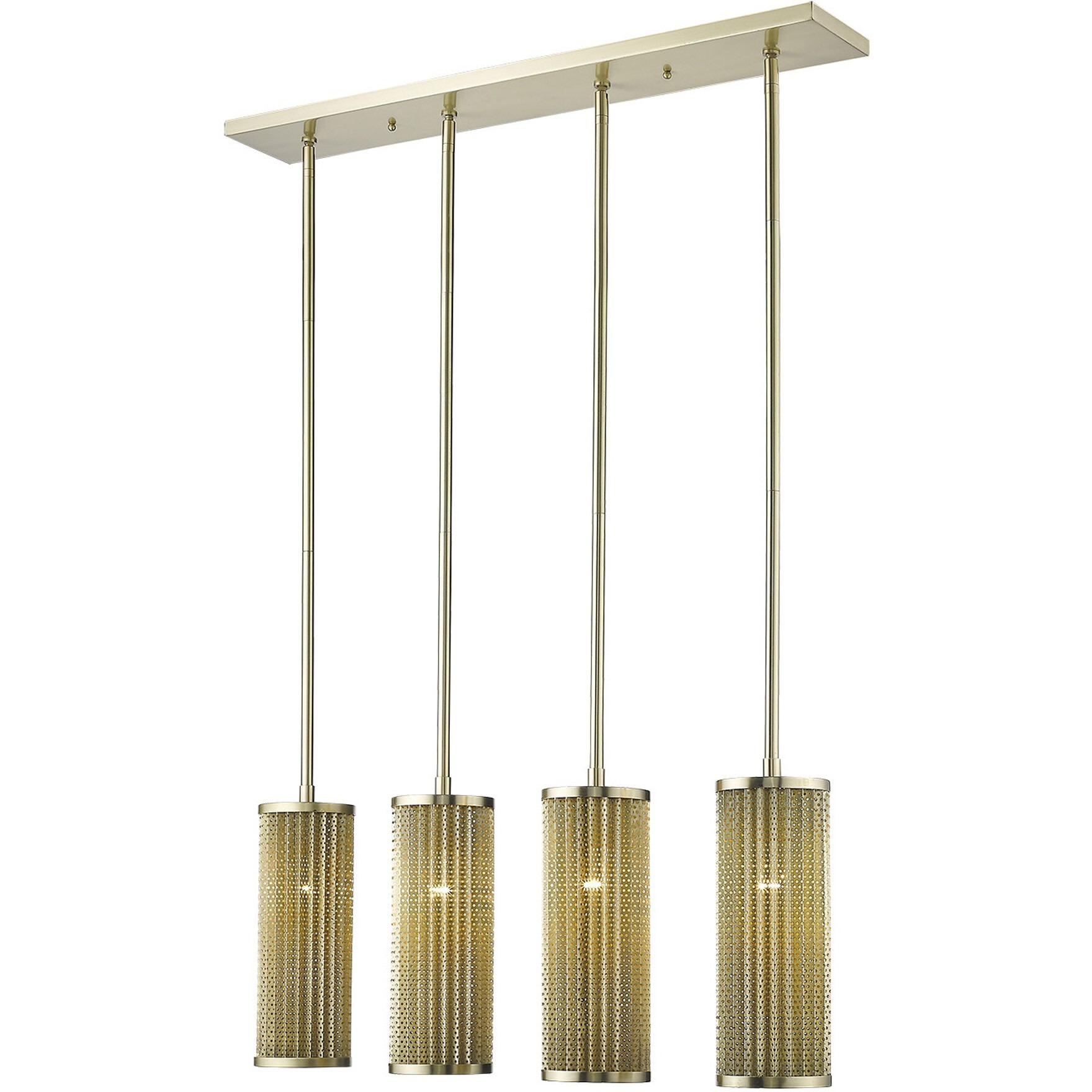 Basetti 4-Light Gold Pendant