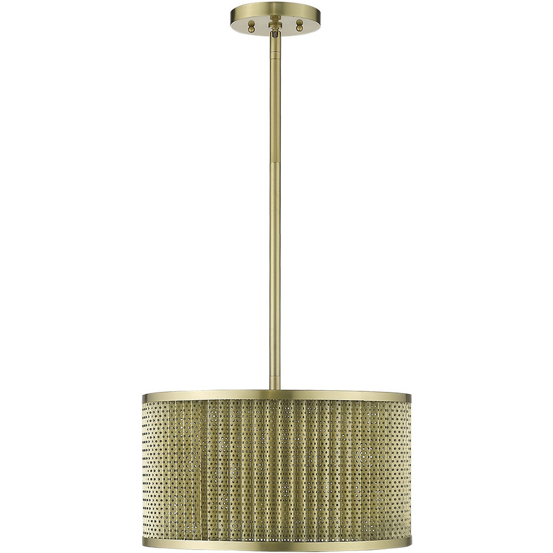 Basetti 4-Light Gold Convertible Pendant