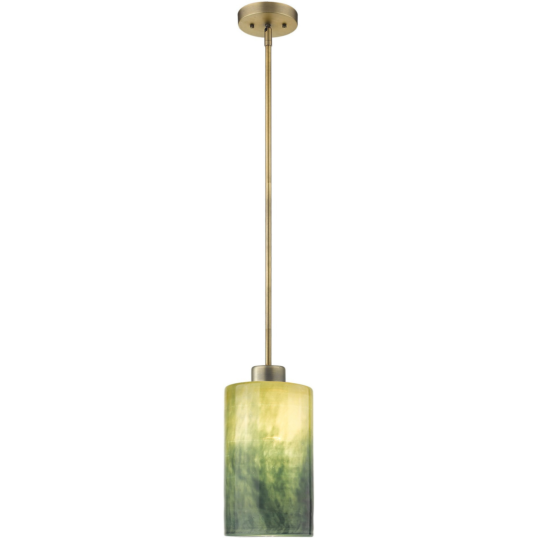 Monet 1-Light Brass Pendant