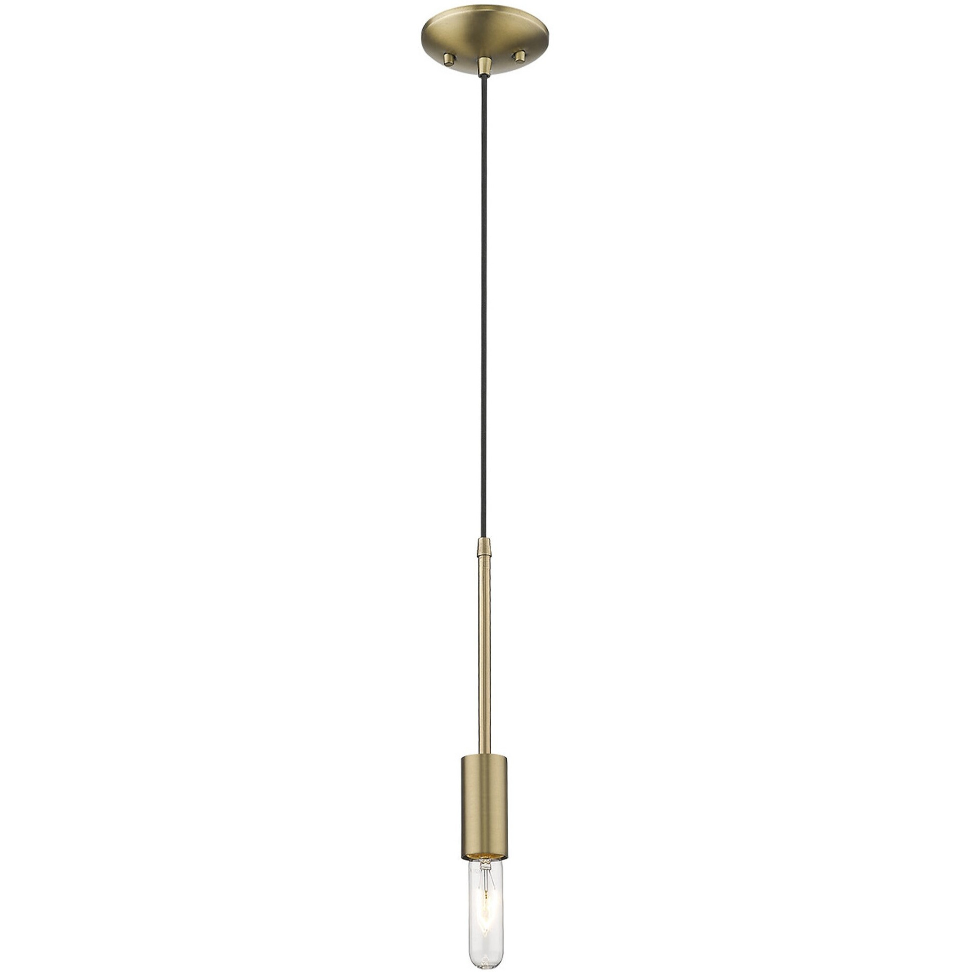 Dull Gold Mini Pendant Hanging Light