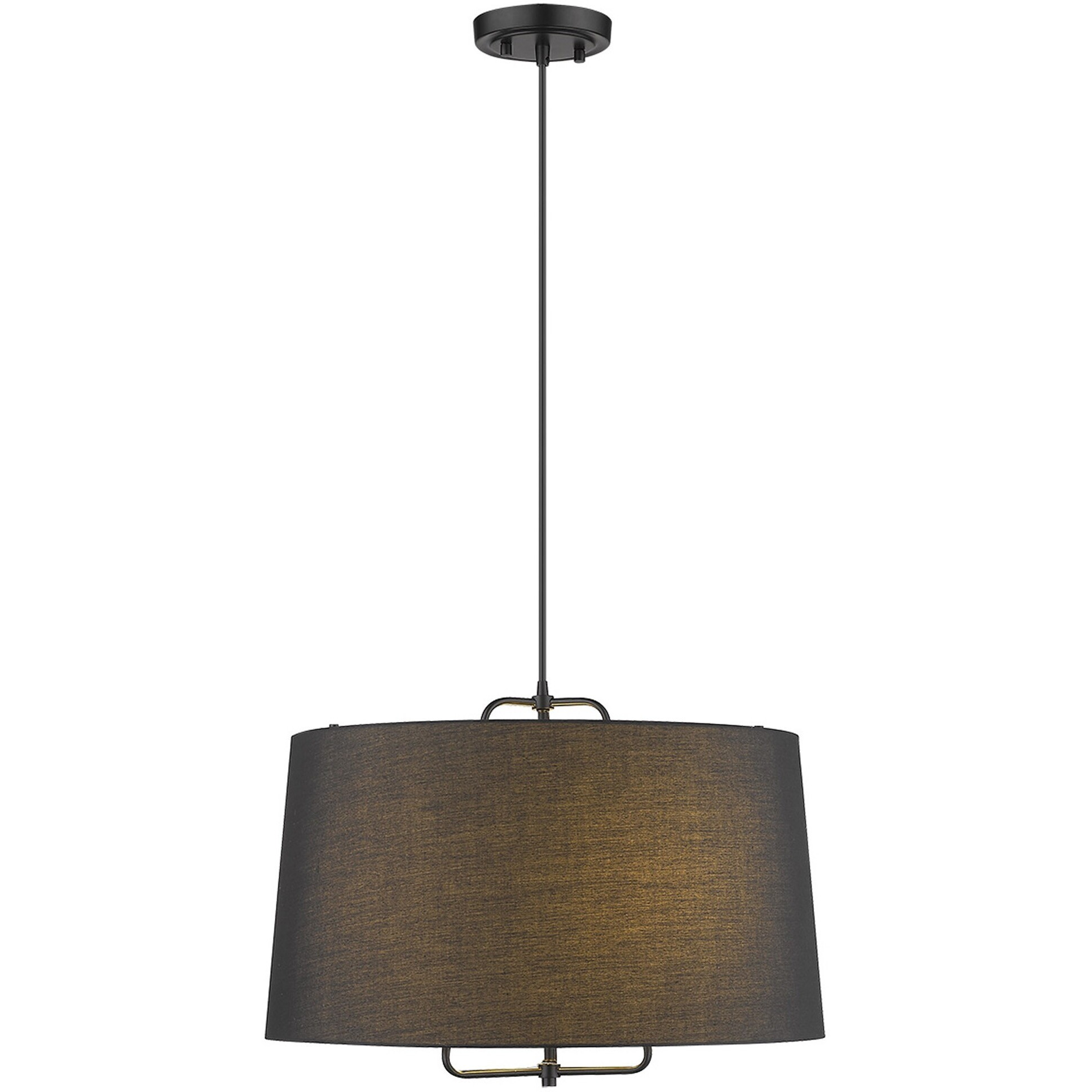 Lamia 3-Light Matte Black Mini Pendant