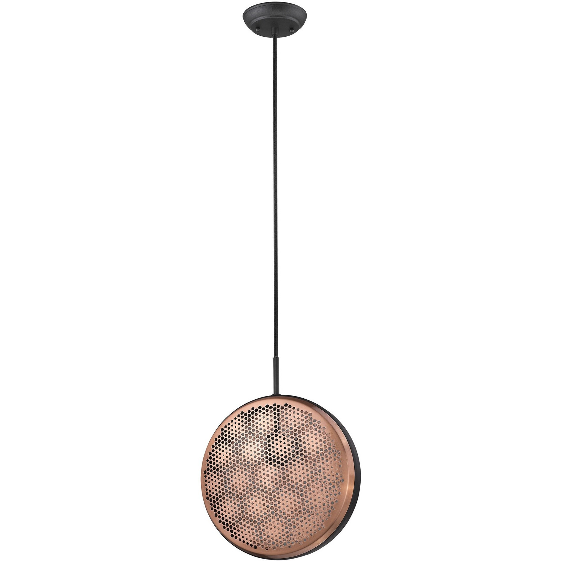 Tholos 1-Light Matte Black Pendant