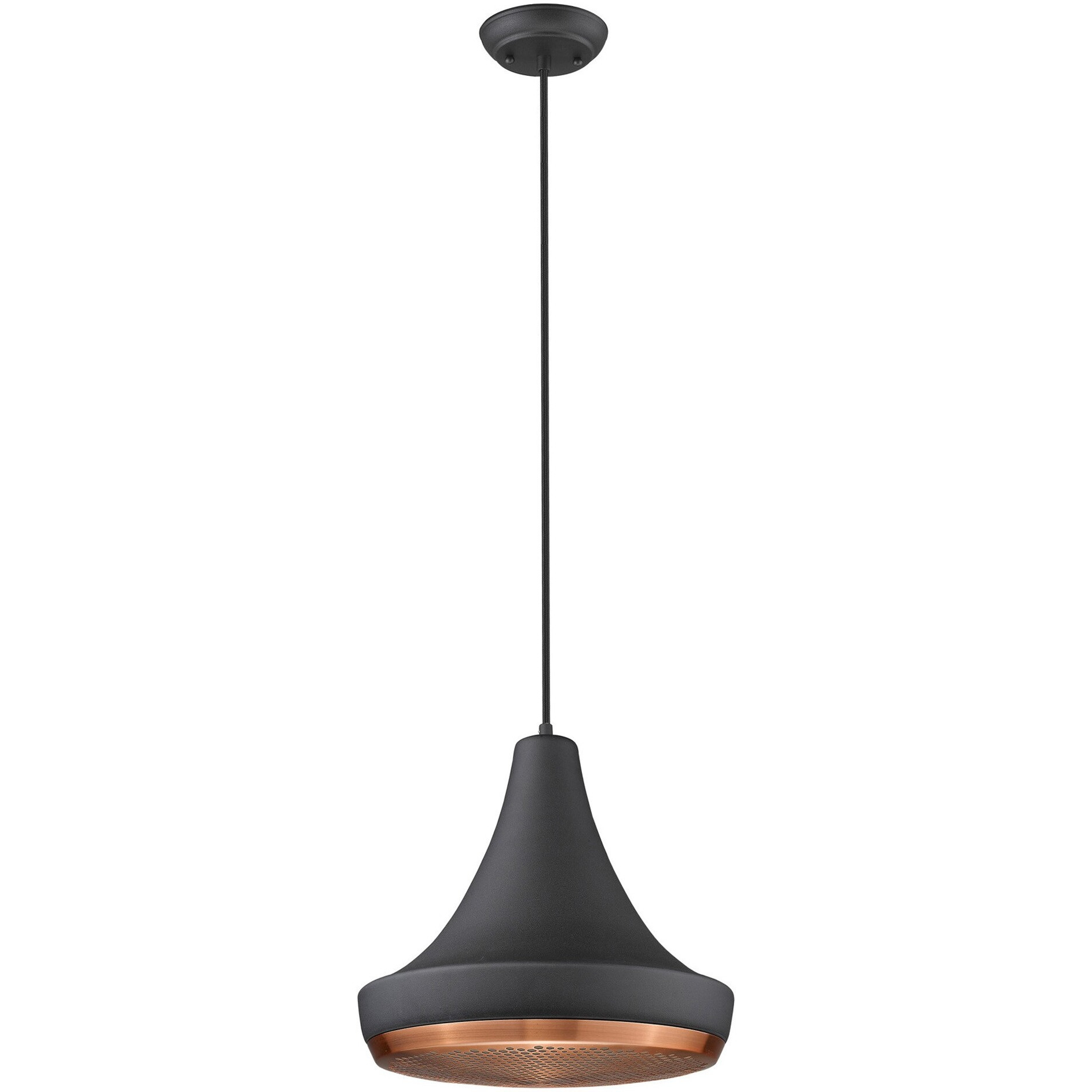 Tholos 1-Light Matte Black Pendant