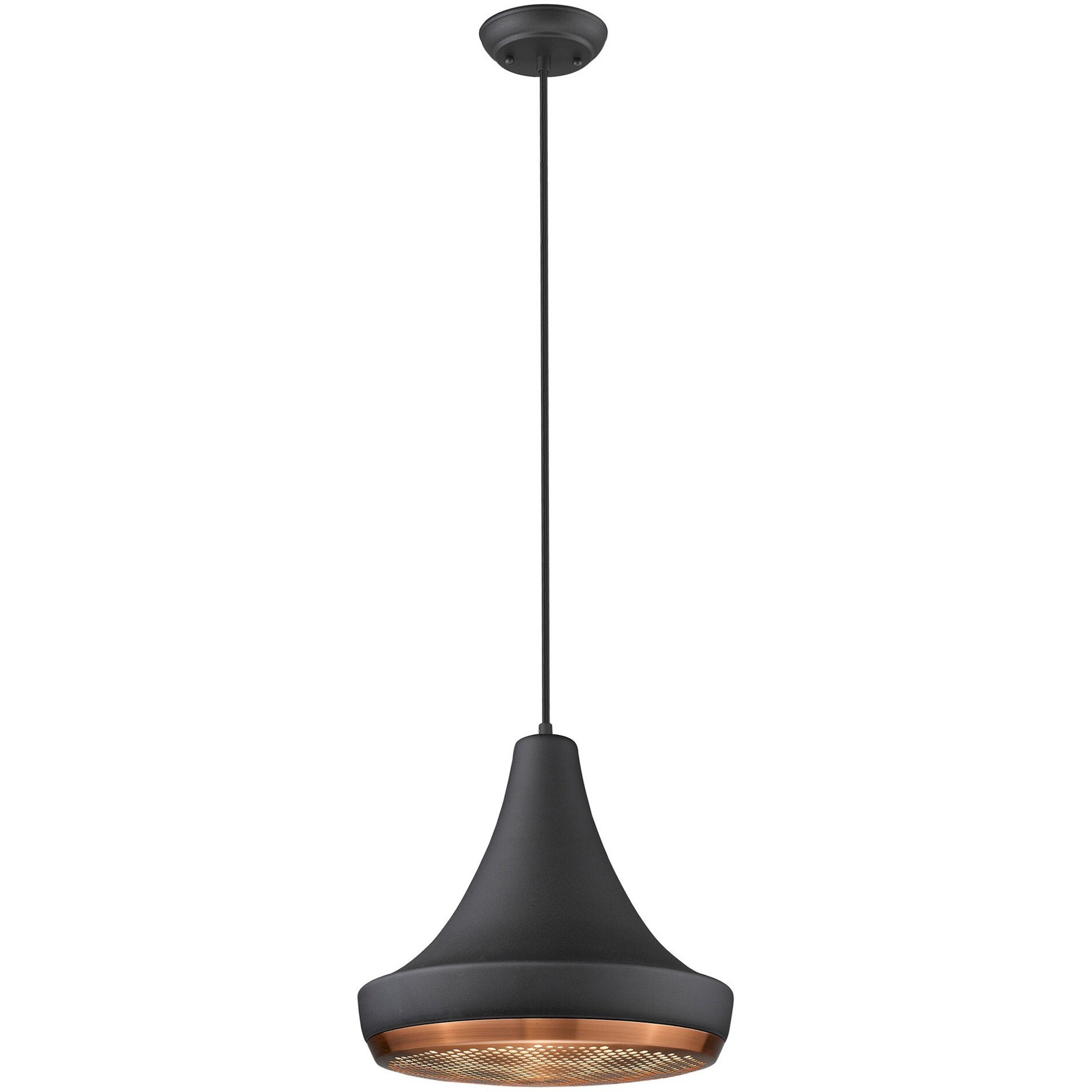 Tholos 1-Light Matte Black Pendant
