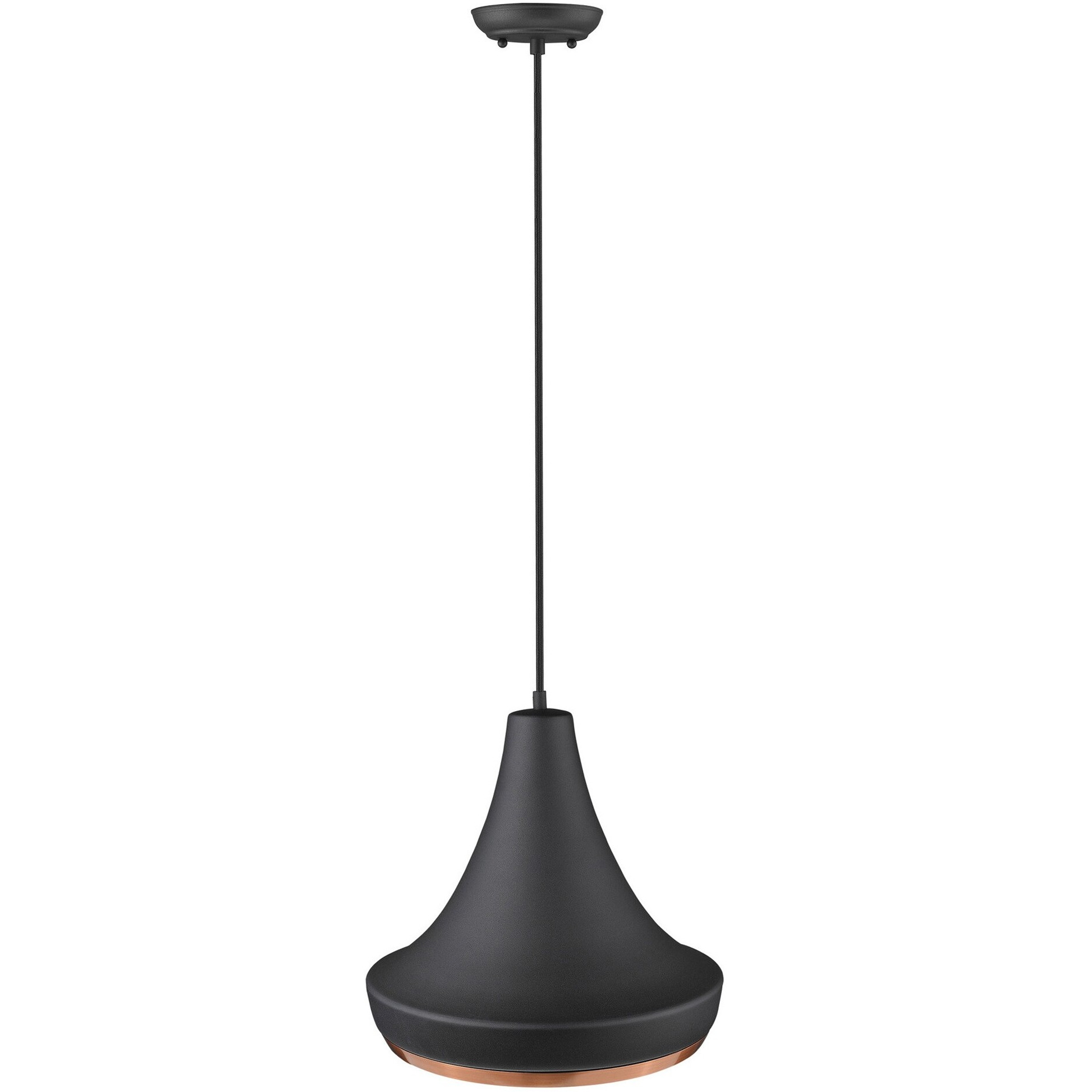Tholos 1-Light Matte Black Pendant