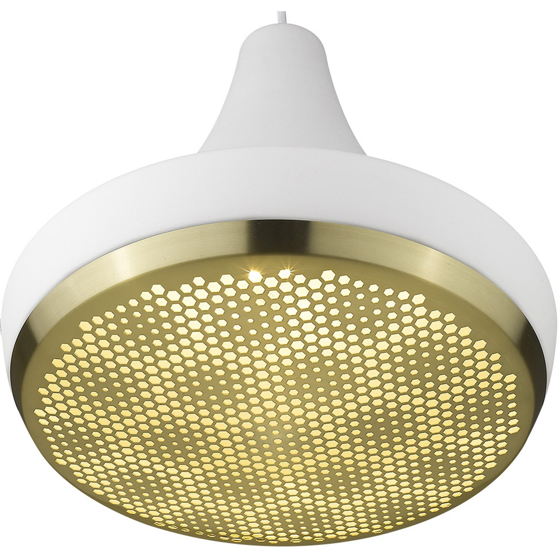 Tholos 1-Light White Pendant