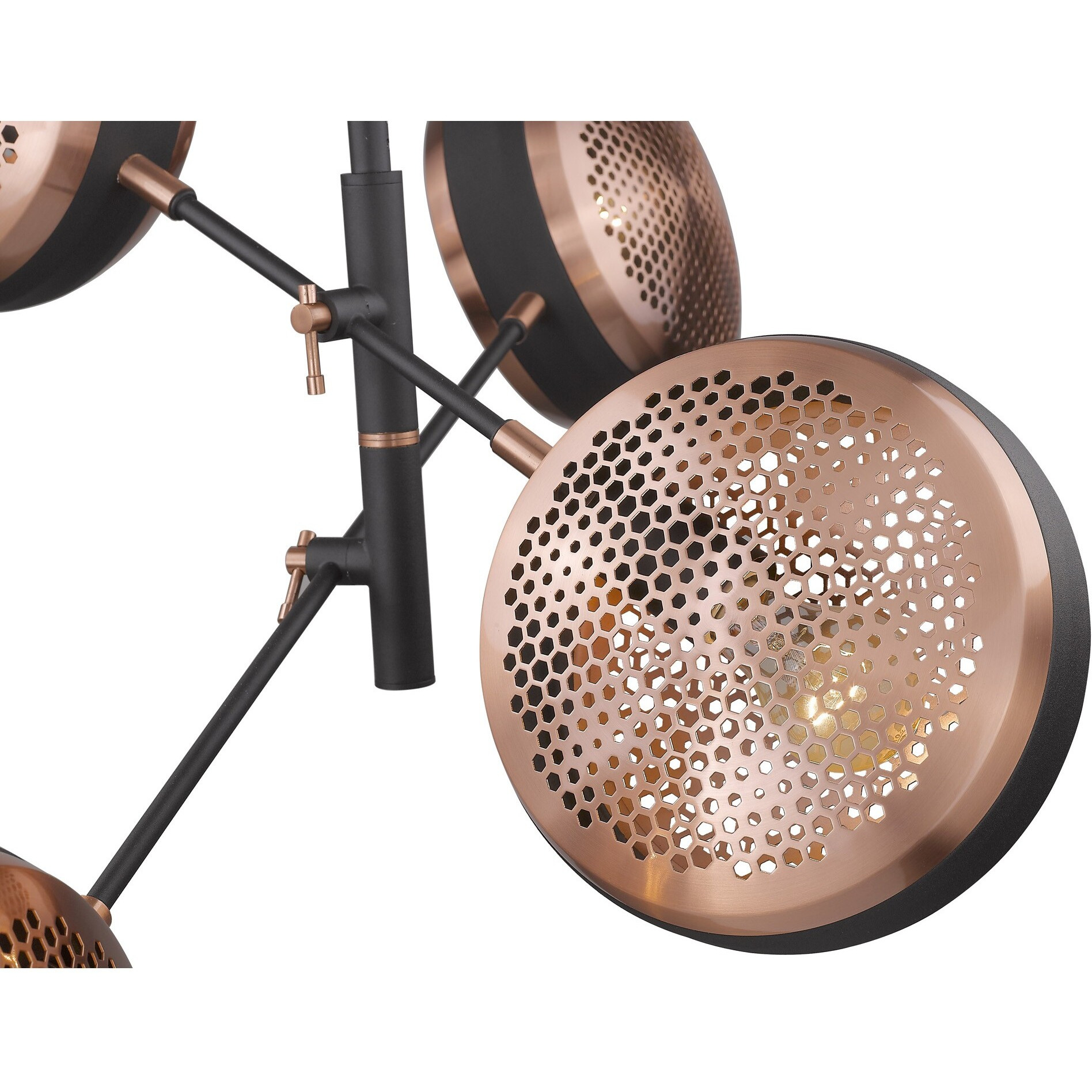 Tholos 4-Light Matte Black Pendant