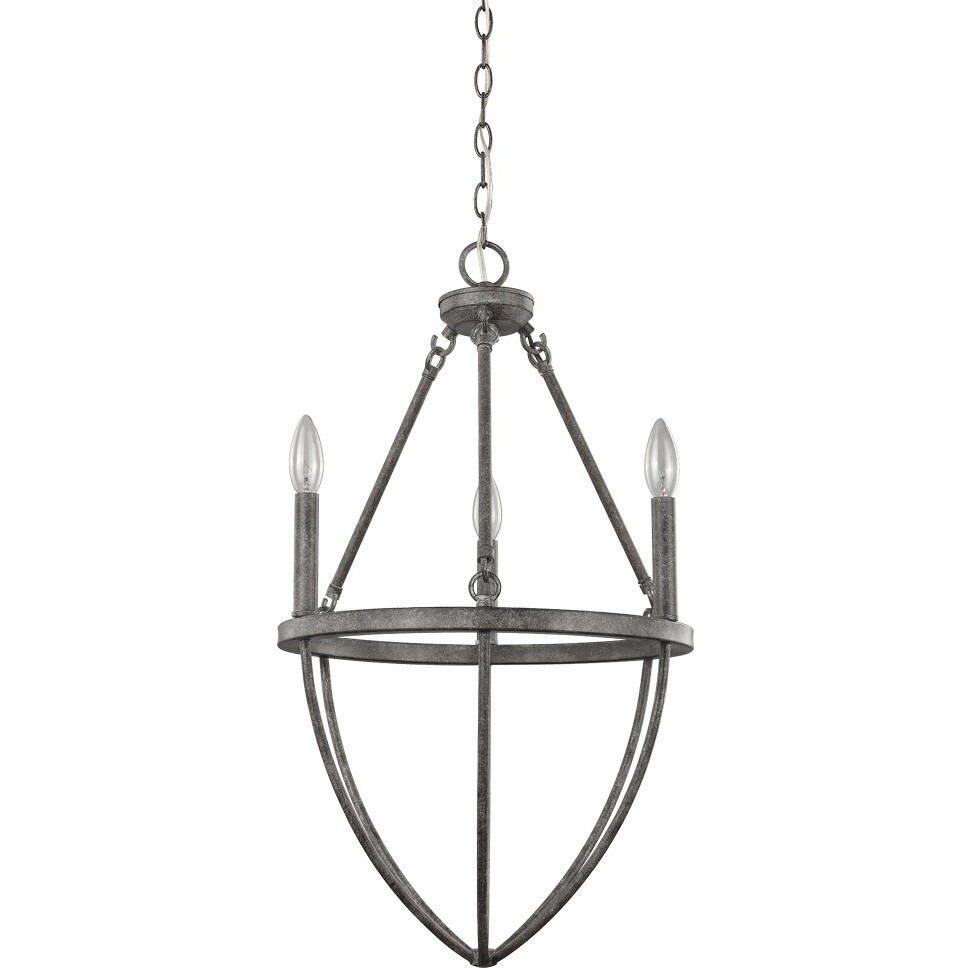 Harlow 3-Light Ash Chandelier