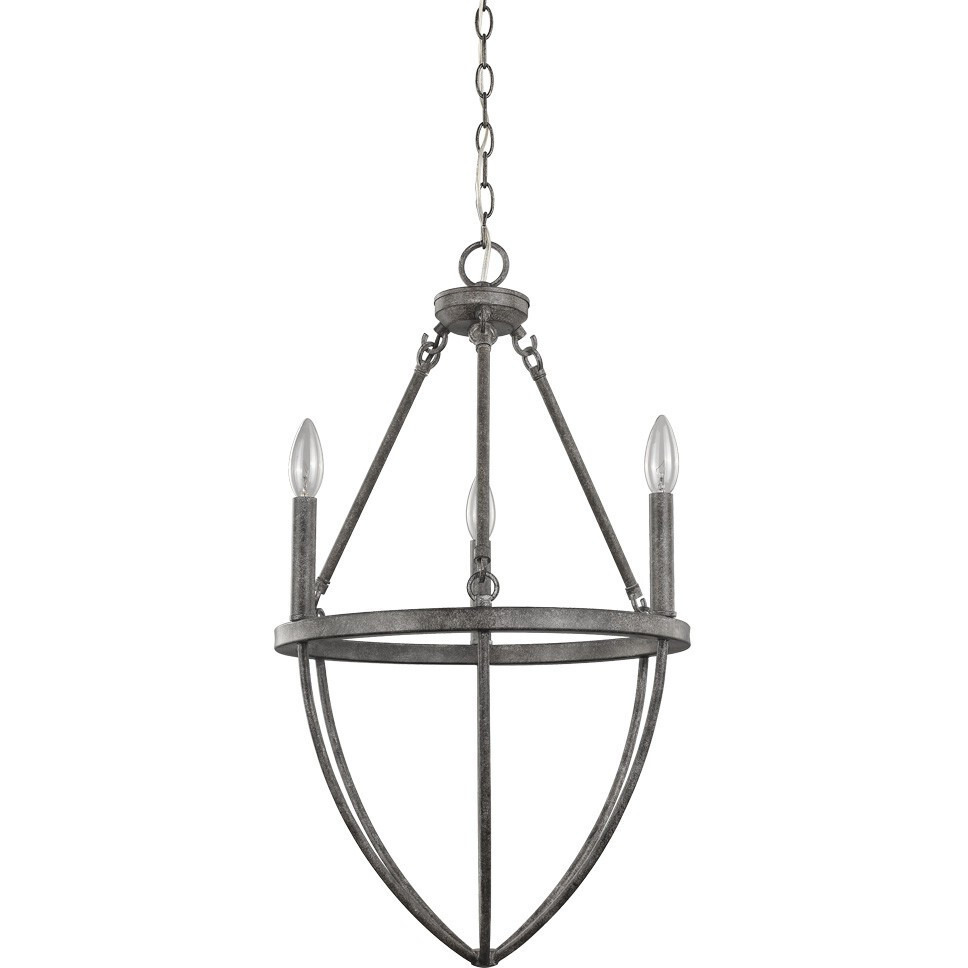 Harlow 3-Light Ash Chandelier